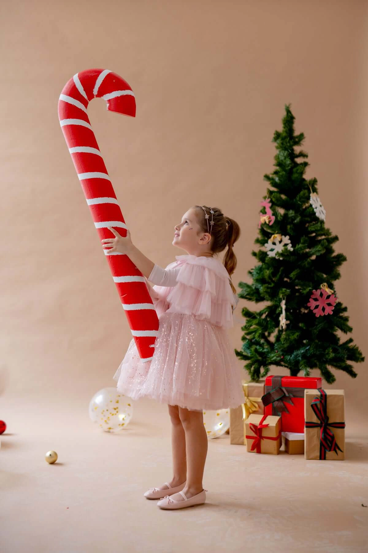 Mini Celebrities Girls Shiny Pink Dress Set