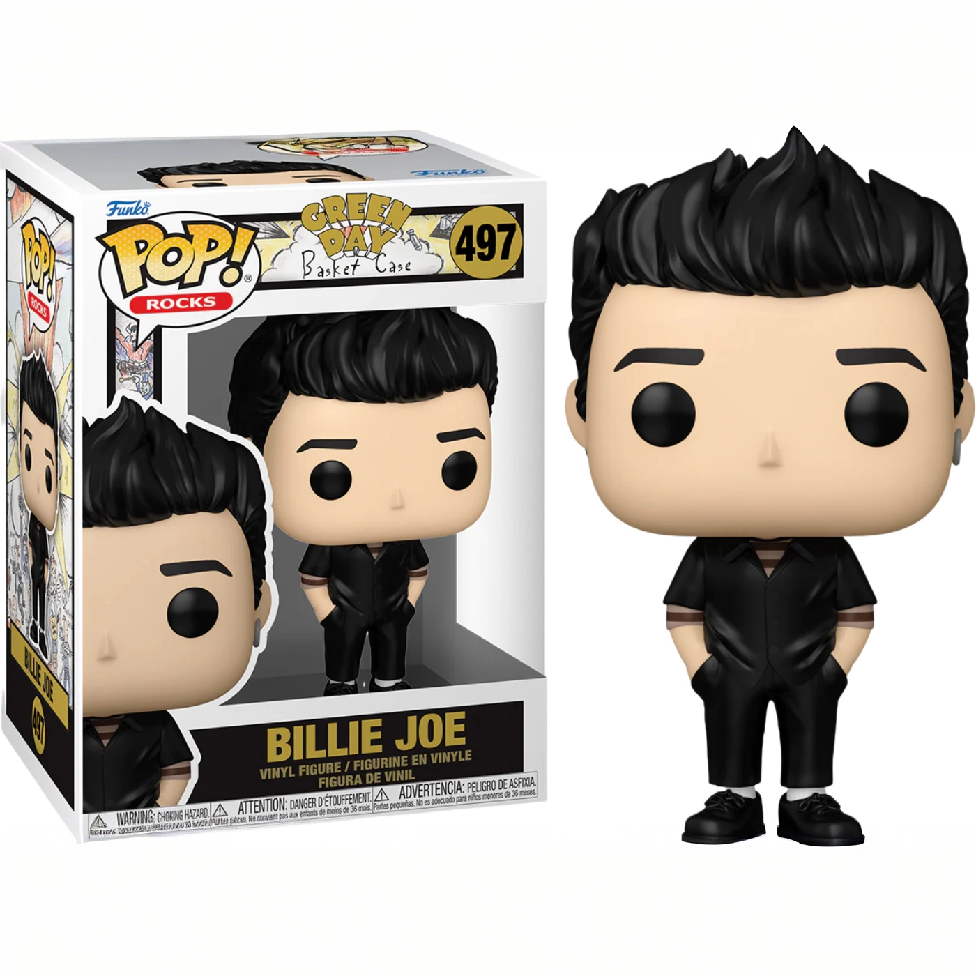 Funko Pop! Green Day (Basket Case): Billie Joe #497