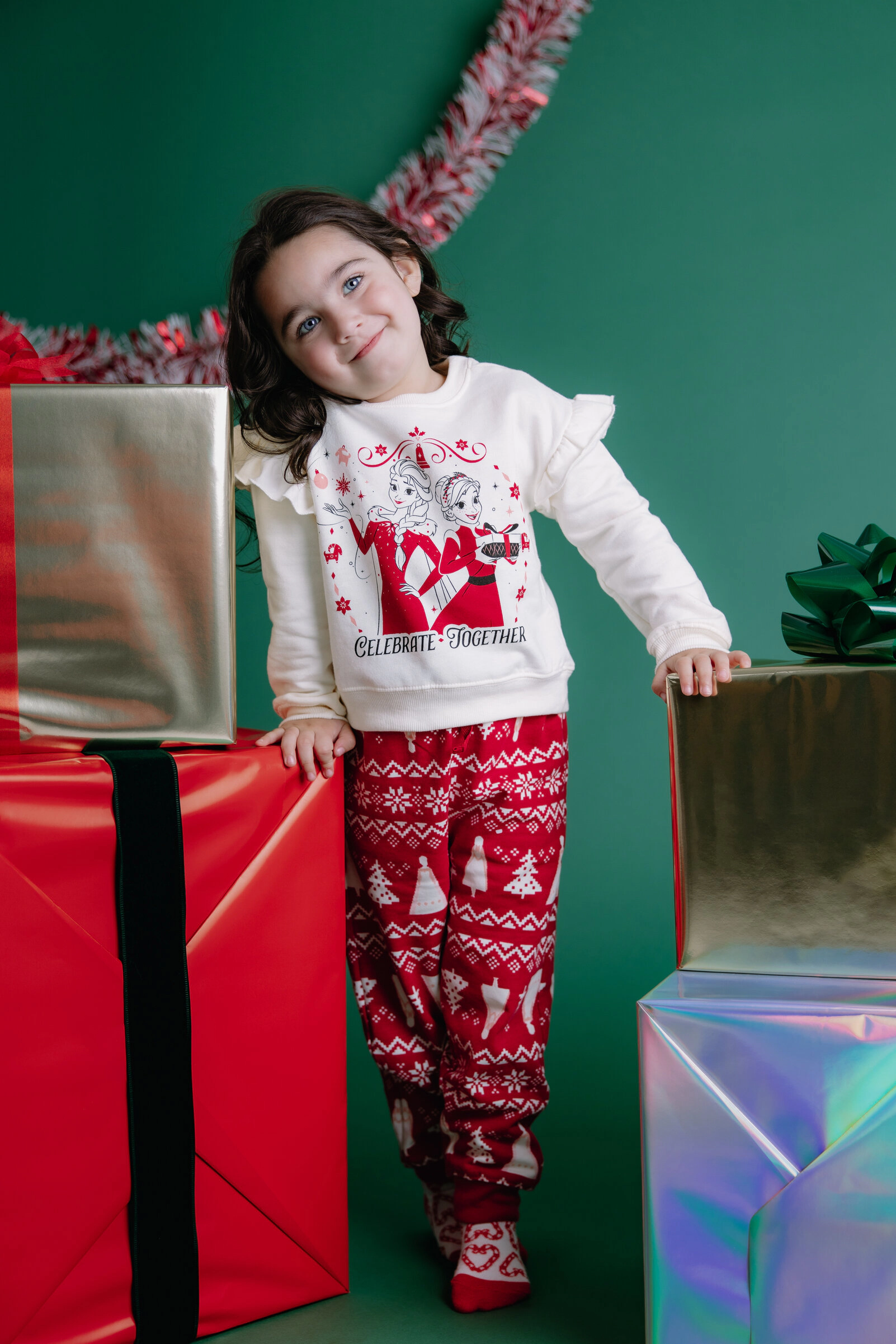 Disney Holiday 2-Piece Fleece Sweatshirt and Pants Set