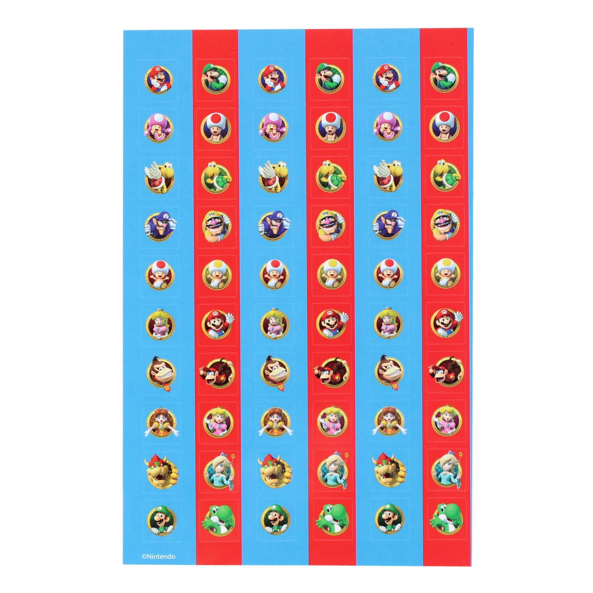 Textiel Trade Kid's Super Mario Brothers 500 Piece Sticker Set