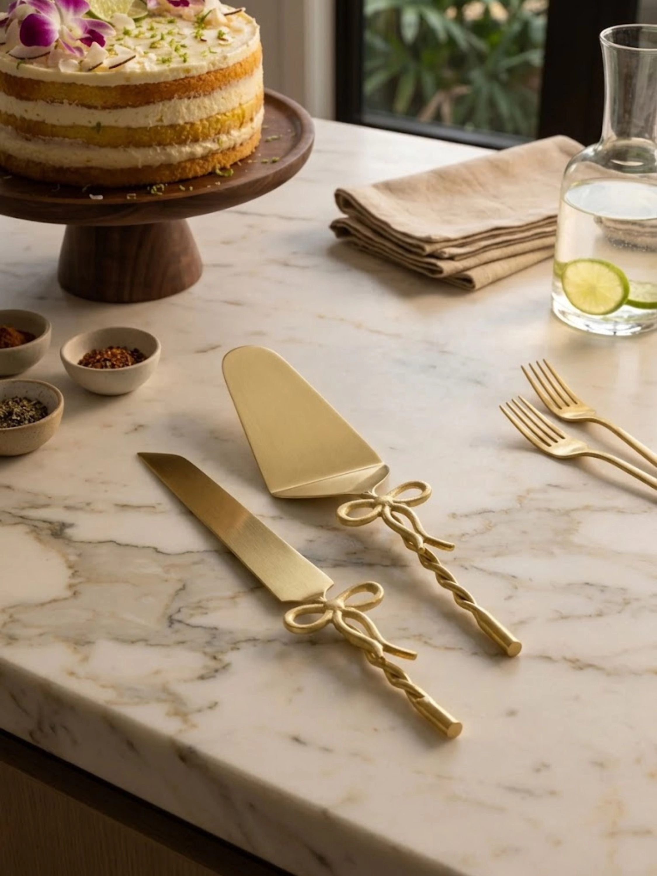 GAURI KOHLI Imperial Cake Servers