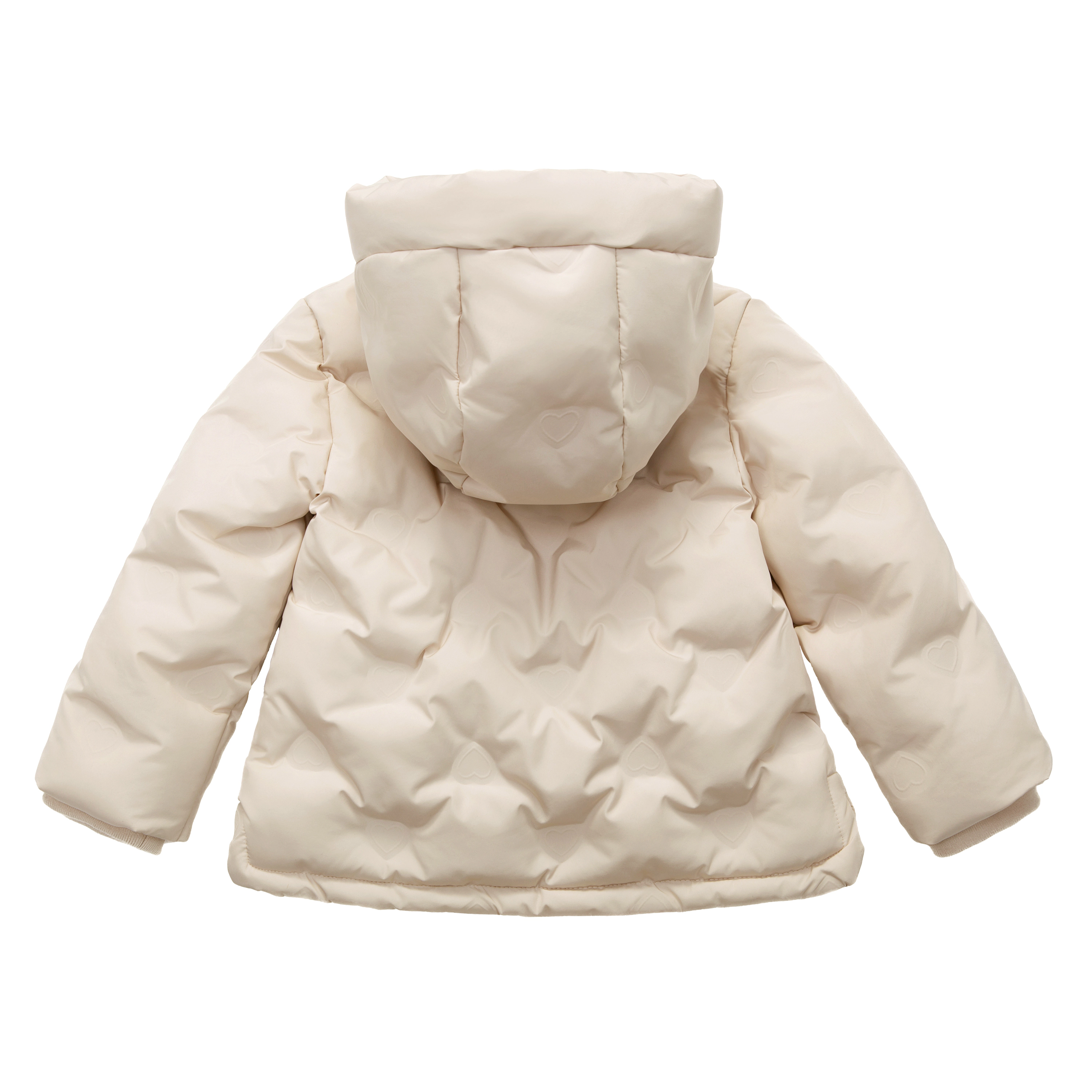 Rokka&Rolla Baby Girls Fleece-Lined Heart Puffer Jacket