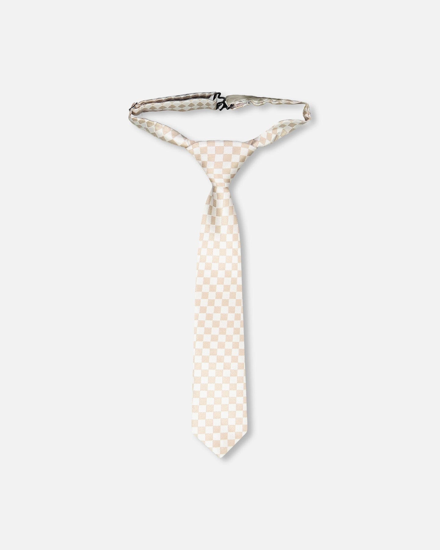 Deux par Deux Boys Neck Tie and Check - 7-12 Years