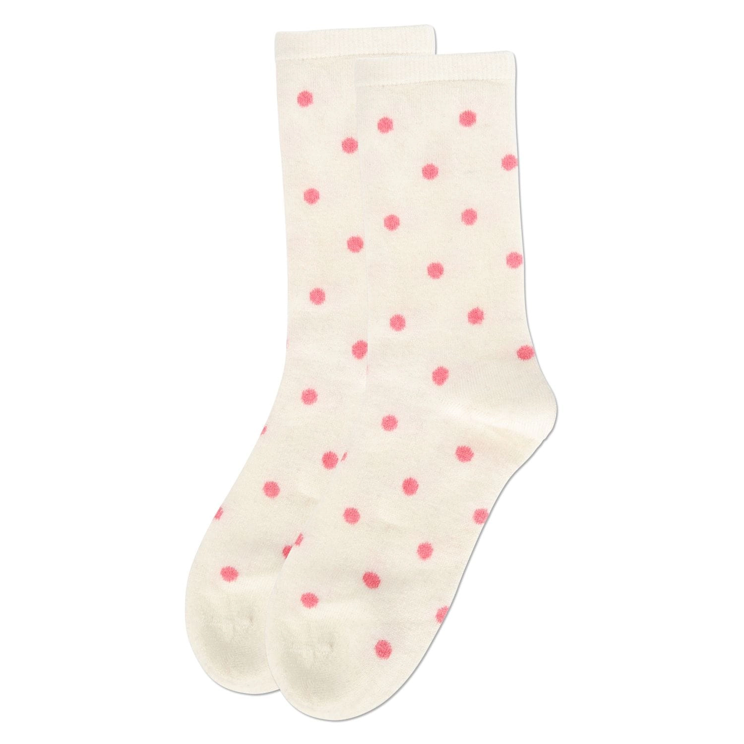 MeMoi Women's Pretty in Polka Dots Cashmere Blend Crew Socks