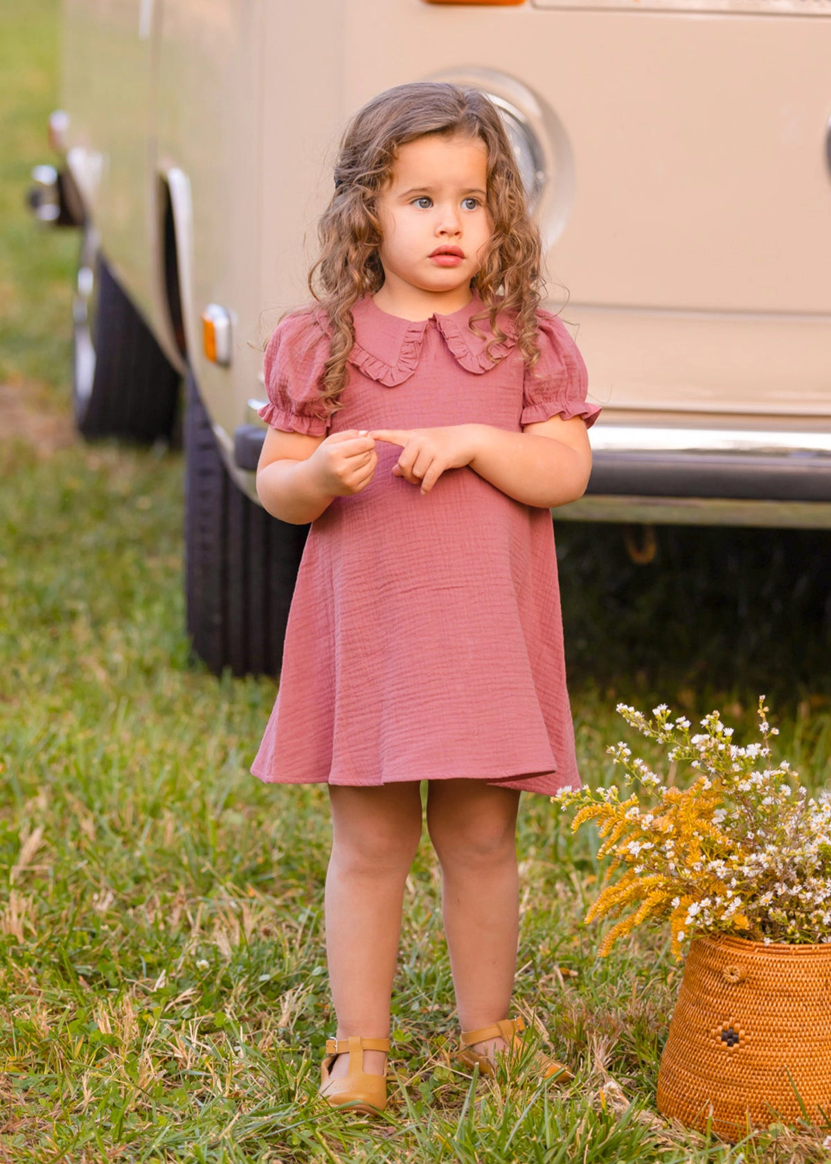 Mabel and Honey Clarabelle Cotton Gauze Dress