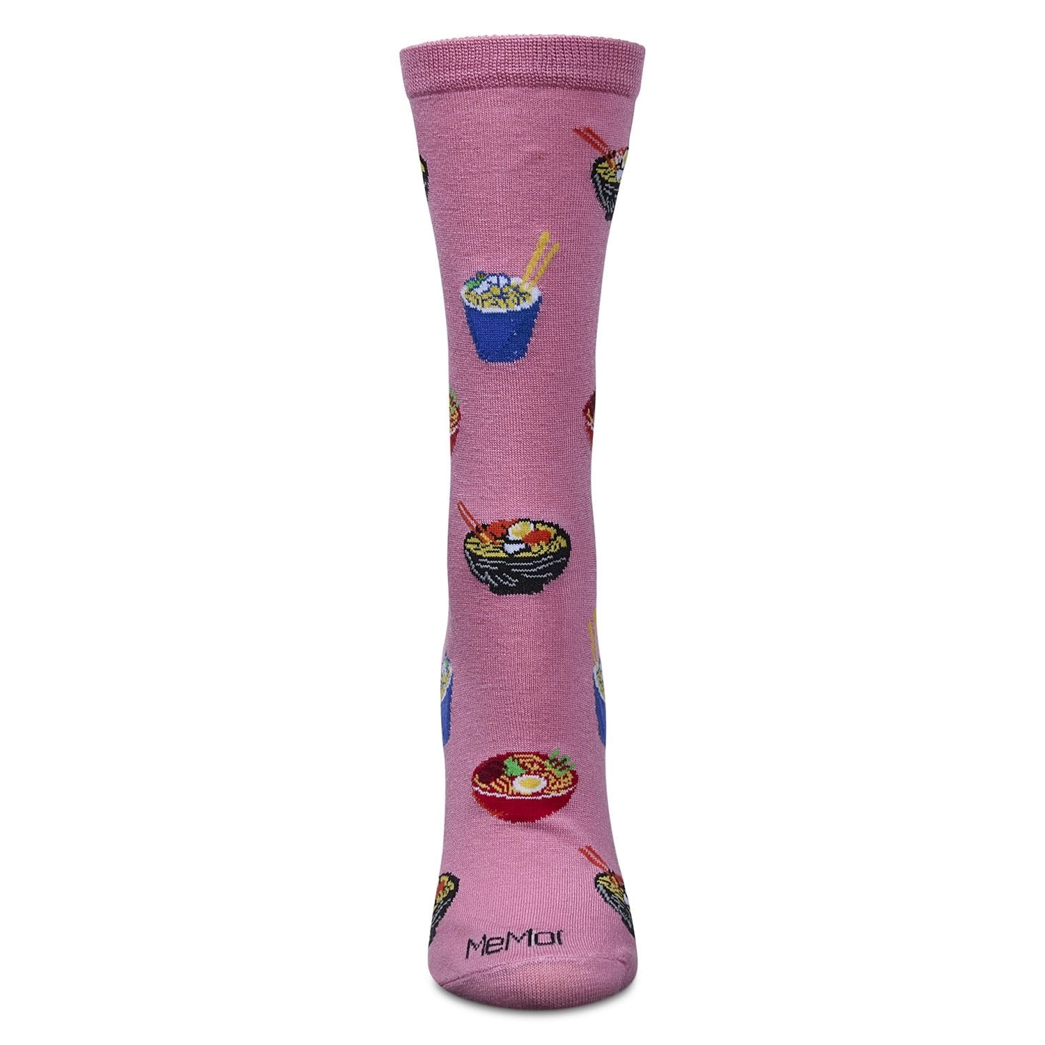 MeMoi Women's Ramen Rayon From Bamboo Crew Socks