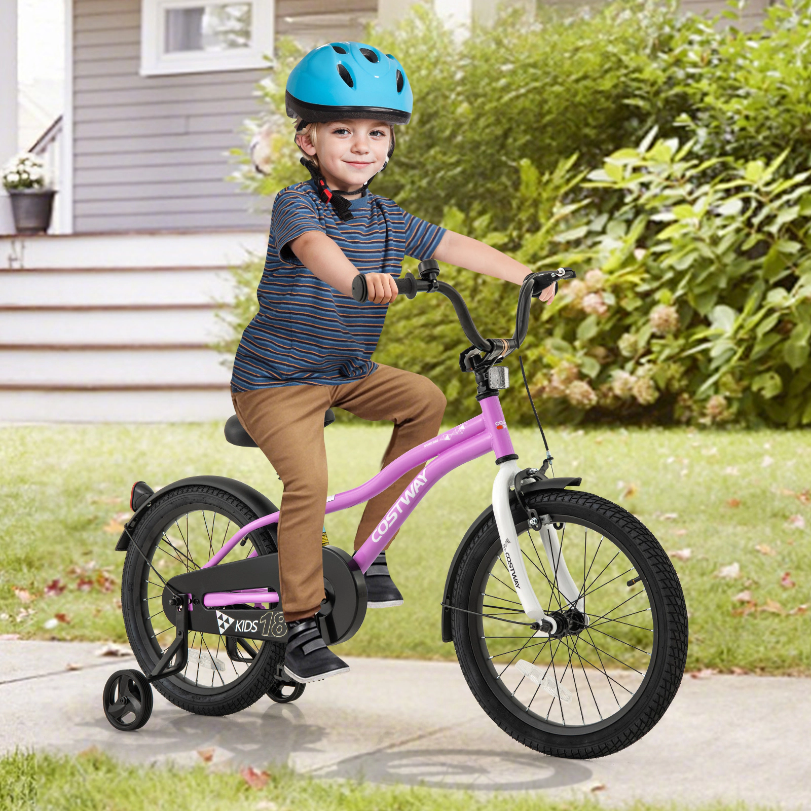 LJG Kids Bike Children Training Bicycle with 2 Brake