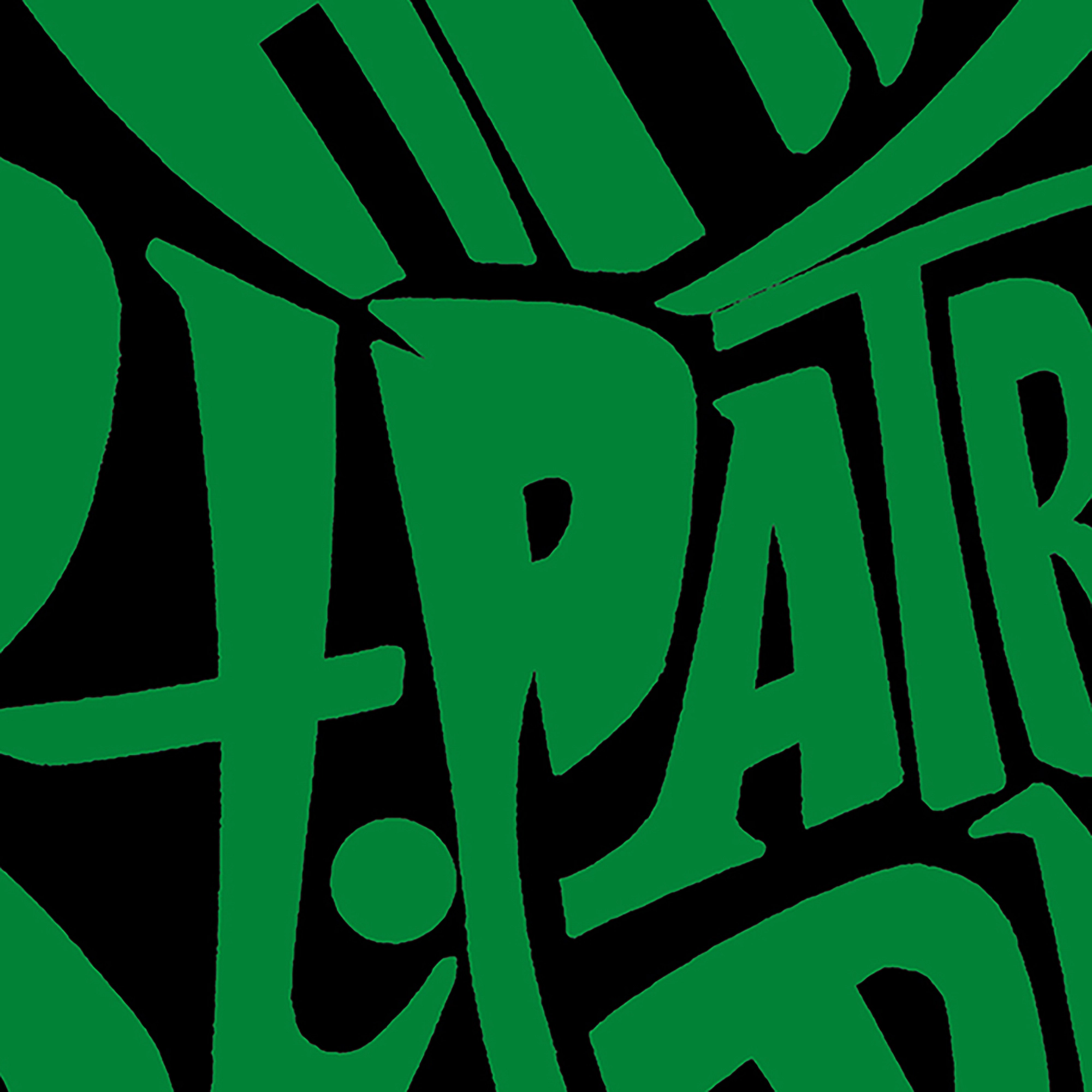 LA Pop Art St. Patrick's Day Shamrock - Men's Word Hooded Sweatshirt