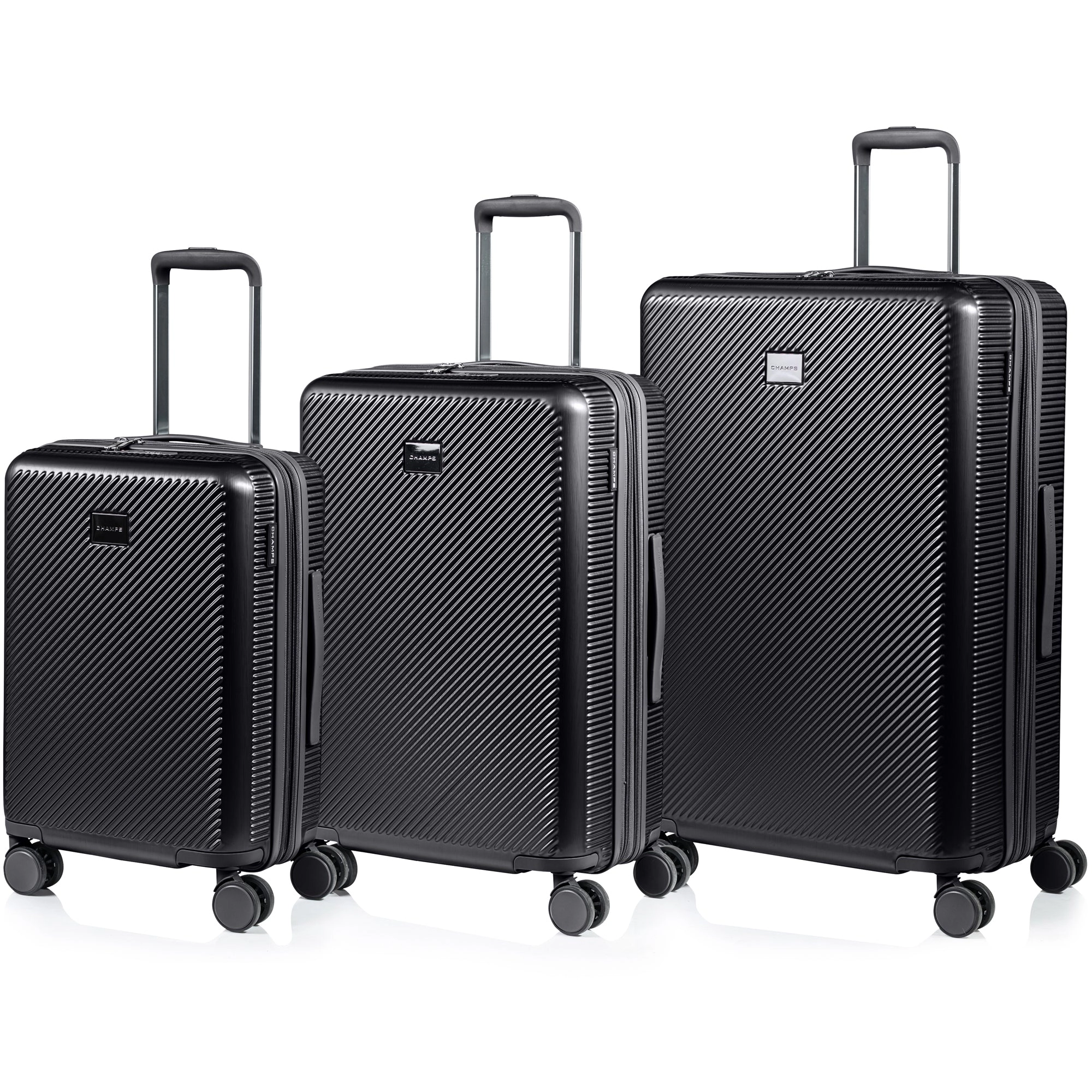 CHAMPS Iconic II Collection 3-piece Hardside Luggage Set