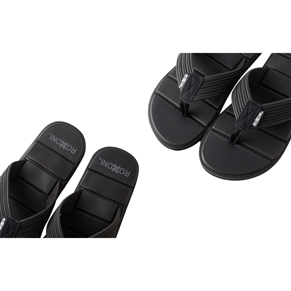 Roxoni Men's Comfort Flip Flops with Arch Support