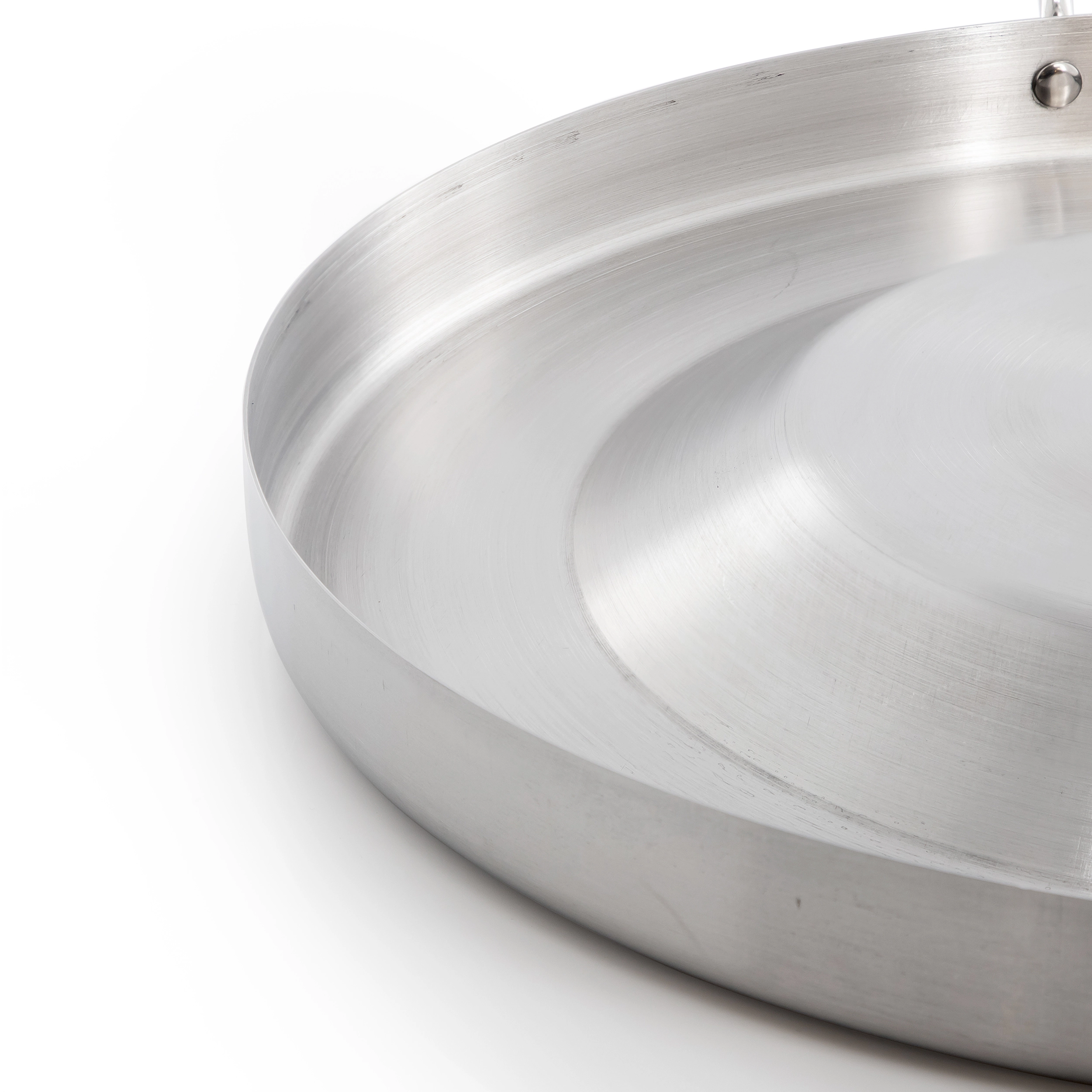 Oster Mercato 15.7 Inch Round Stainless Steel Convex Comal with Handles