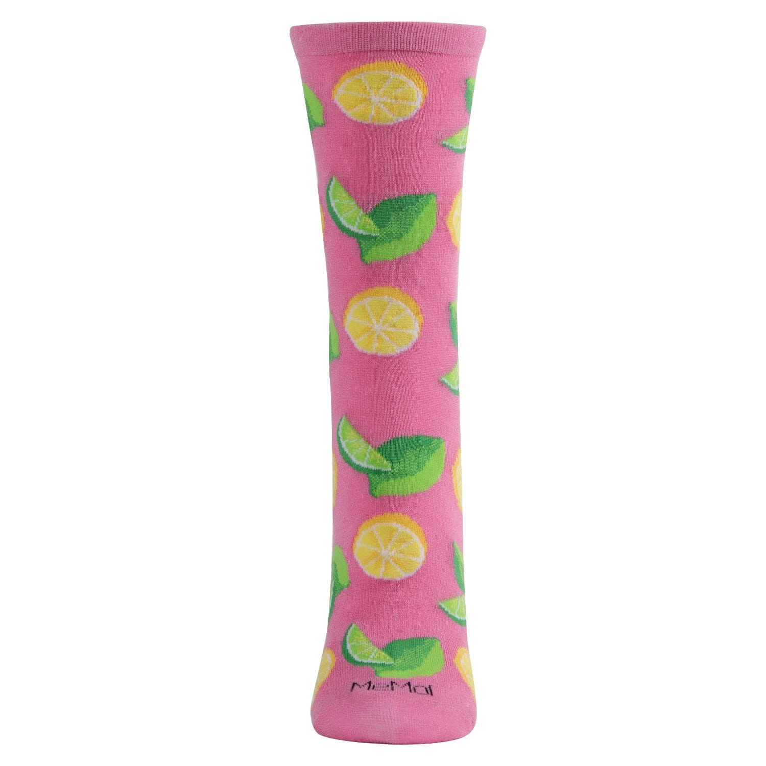 MeMoi When Life Gives You Lemons Bamboo Blend Crew Socks