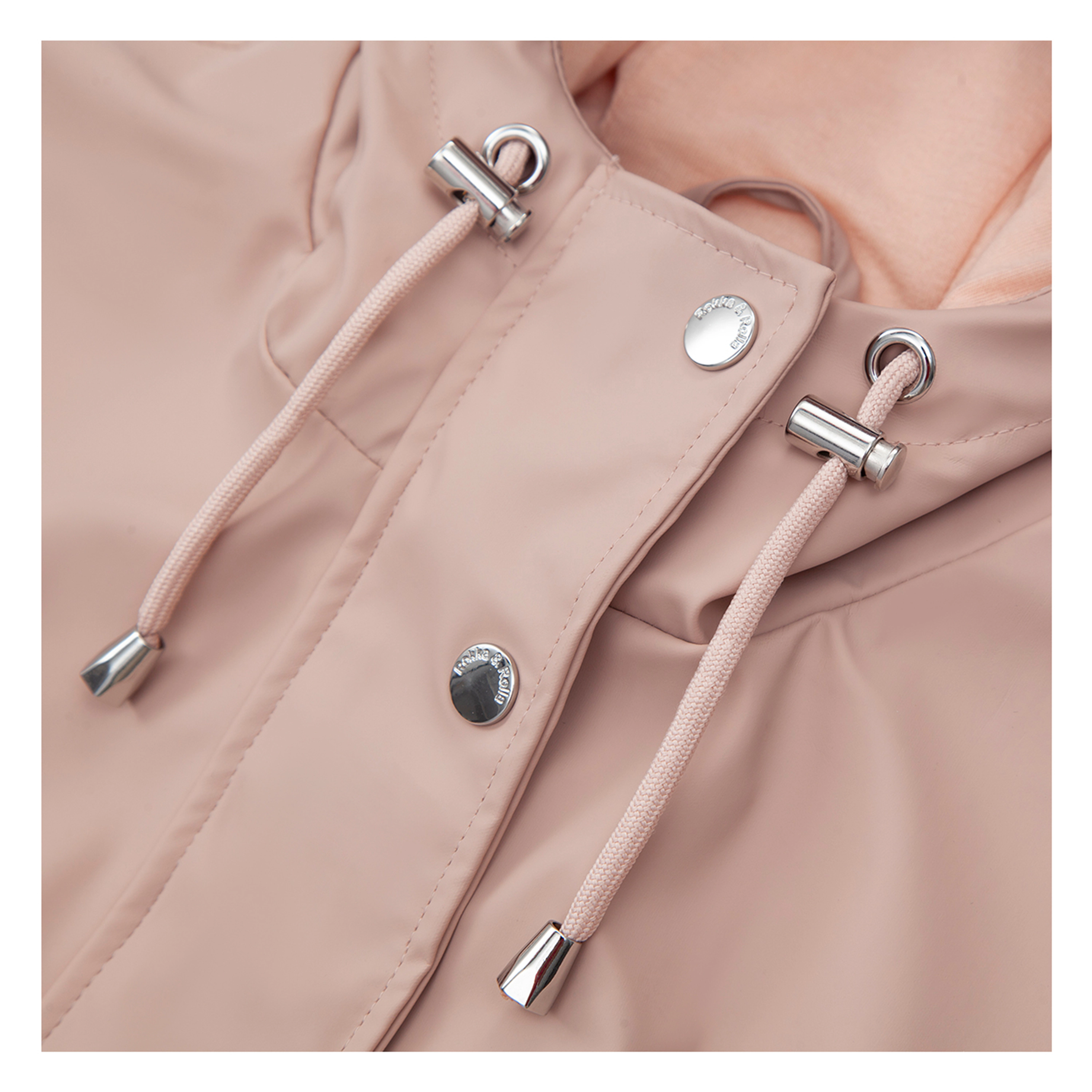 Rokka&Rolla Womens Waterproof Rubberized Rain Jacket