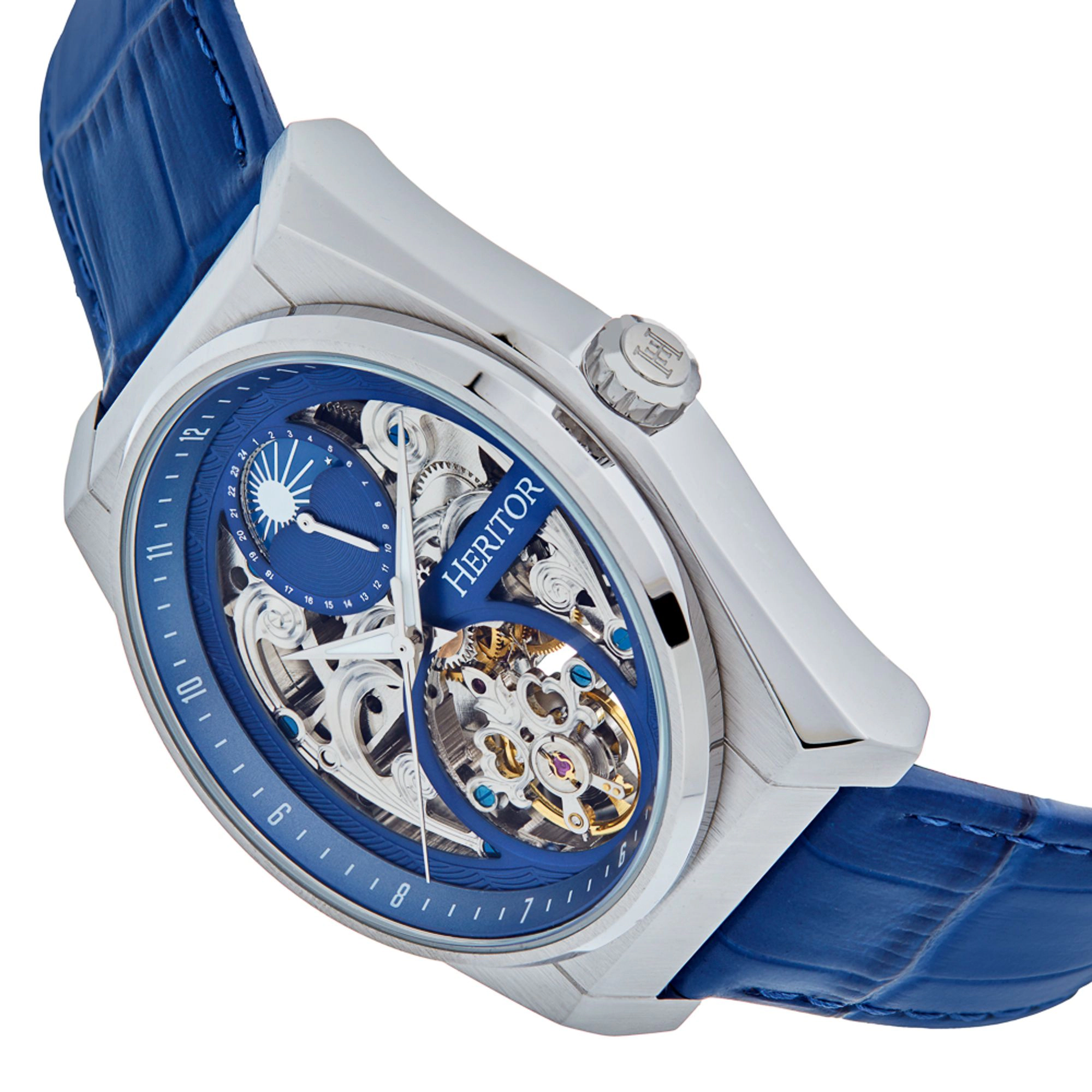 Heritor Automatic Daxton Semi Skeleton Watch