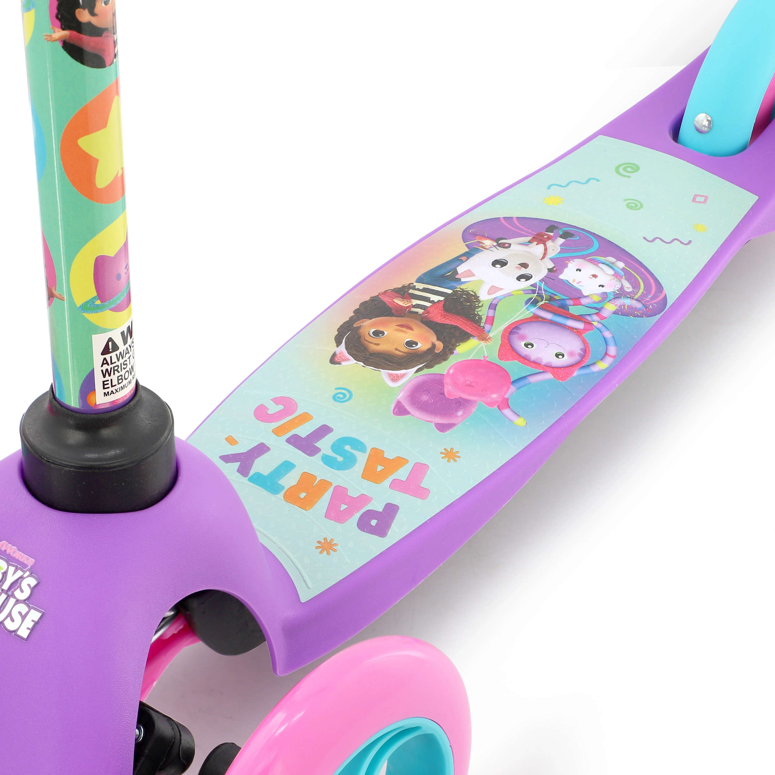 Gabbys Dollhouse 3 Wheel Tilt and Turn Scooter