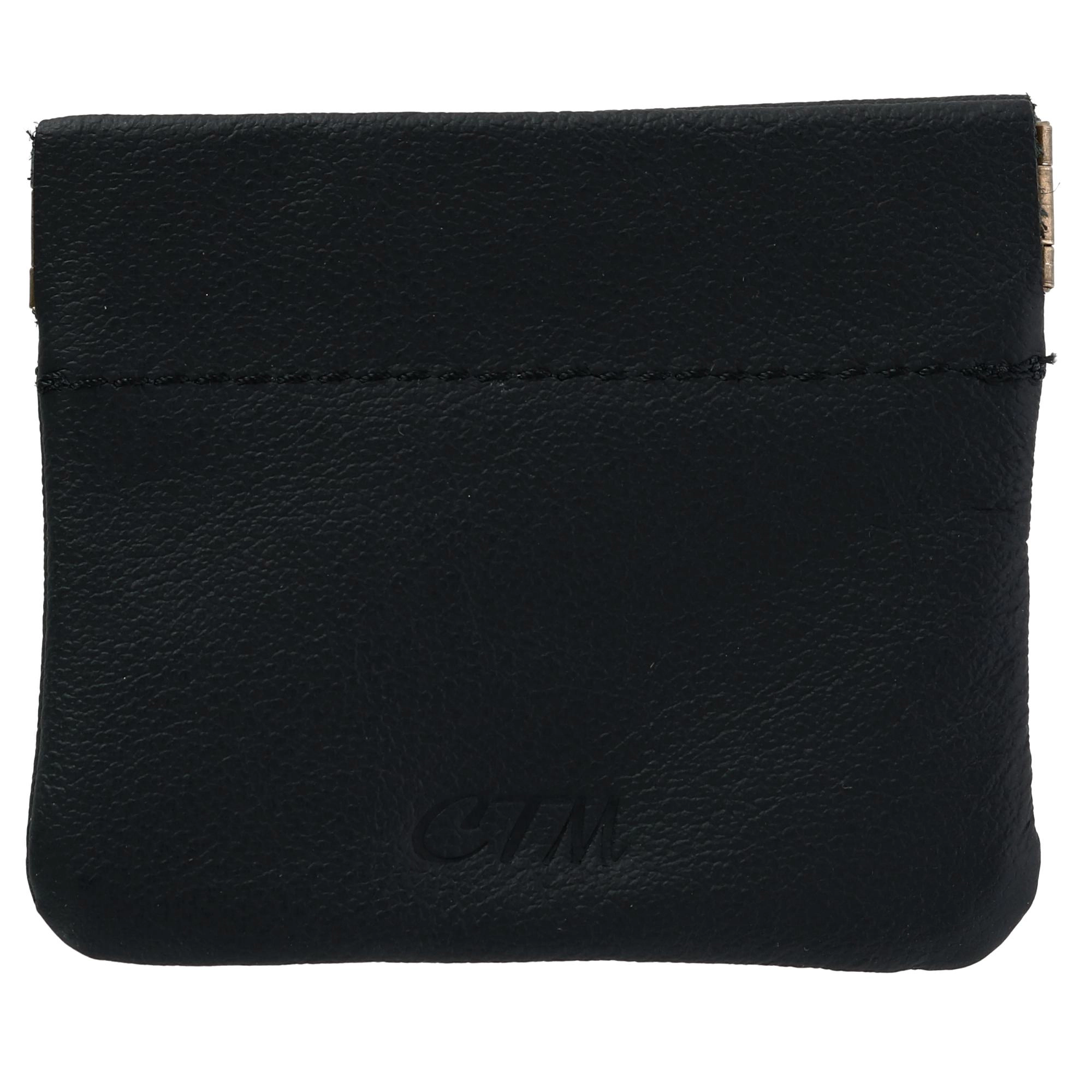CTM Leather Squeeze Coin Change Pouch