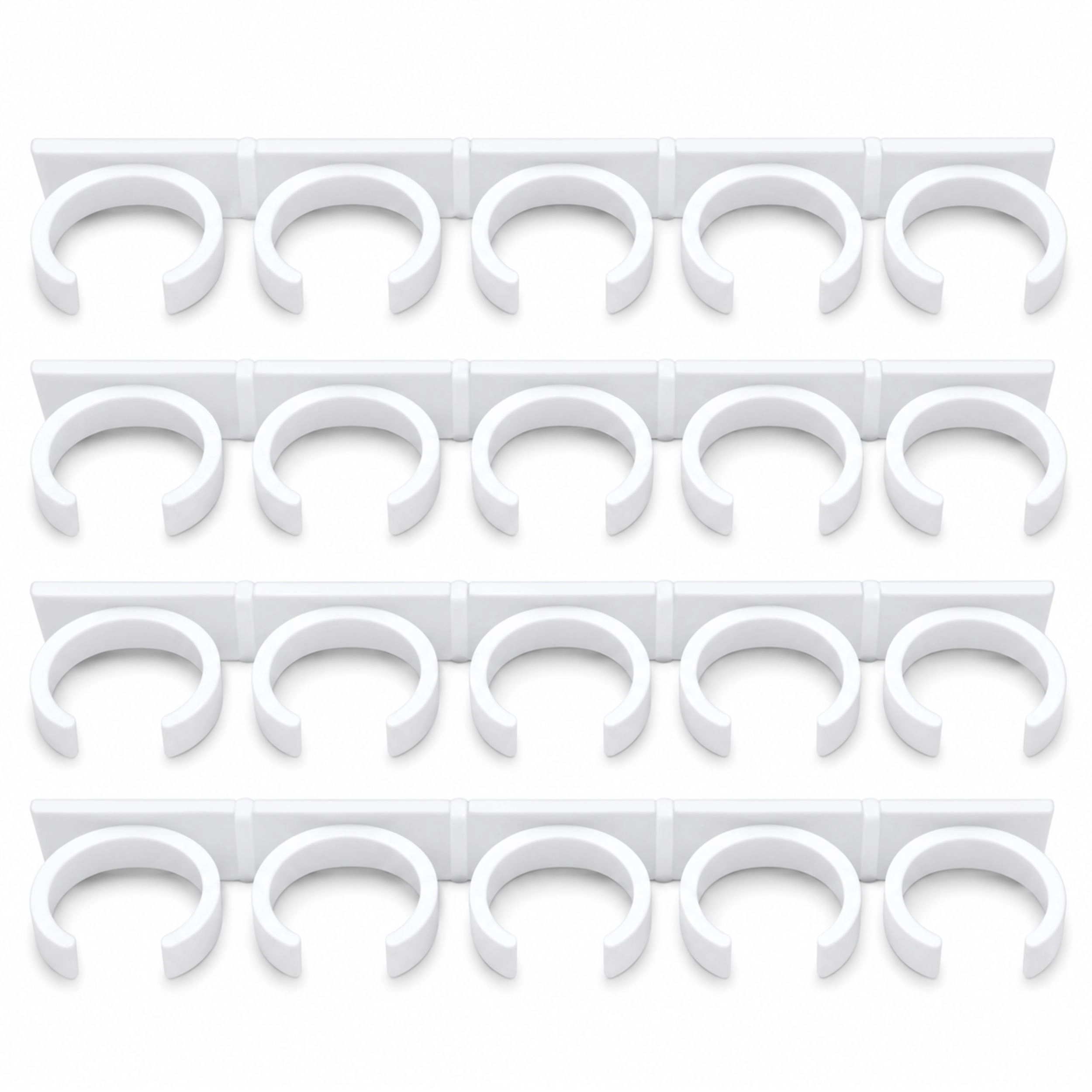 Home Collection Kitchen Spice Rack Organizer 20 Clip Cabinet Door Seasoning Holder