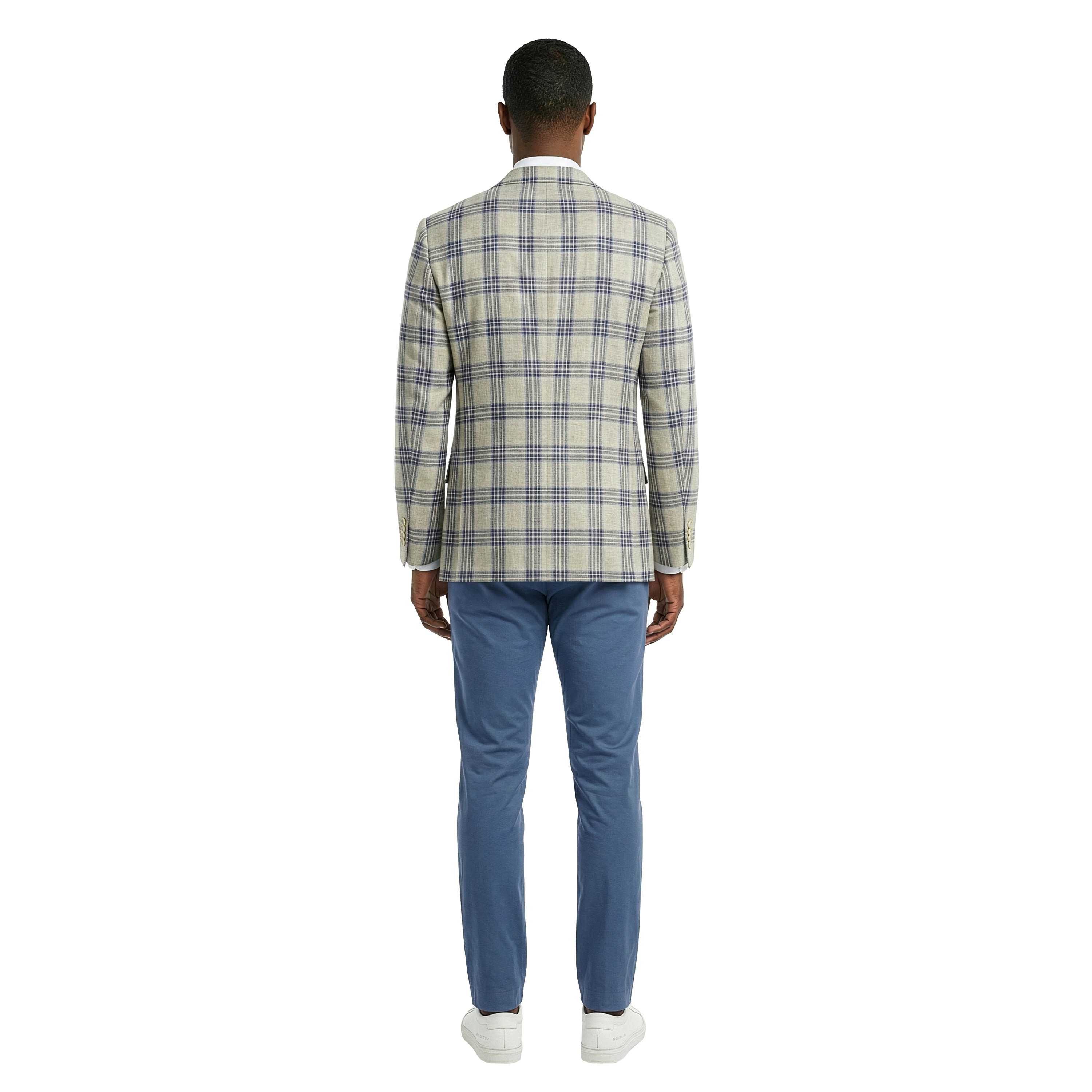 Zegarie Men's Regular Fit Checkered Plaid Sport Coat