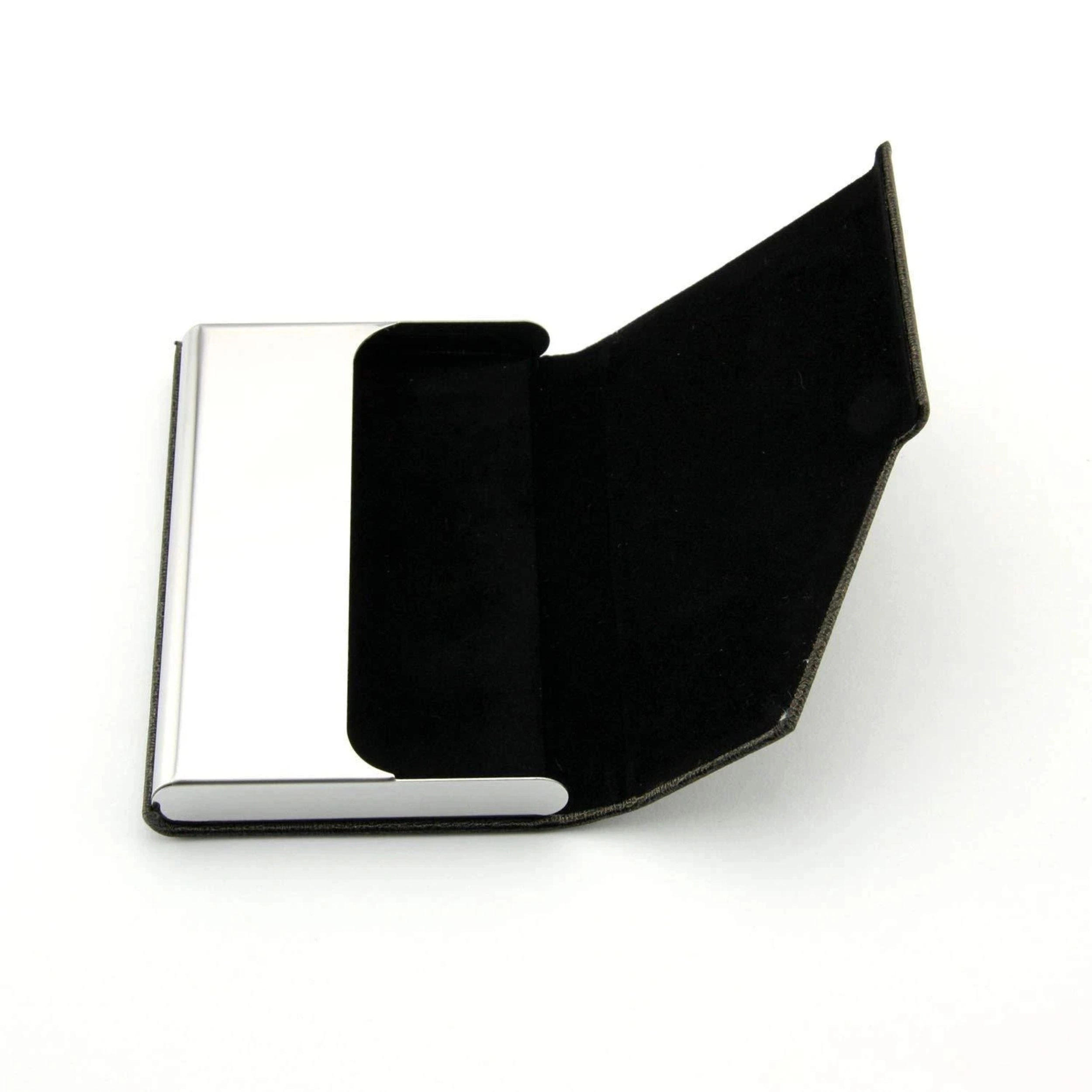 Home Collection Slim PU Leather Card Holder Wallet for Credit ID Business Cards