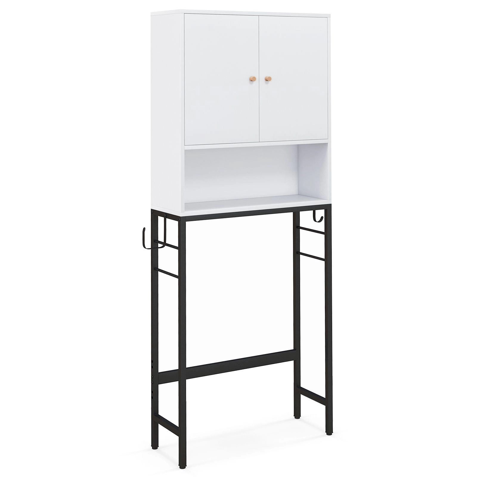 SlickBlue Freestanding Over Toilet Storage Cabinet with Shelves