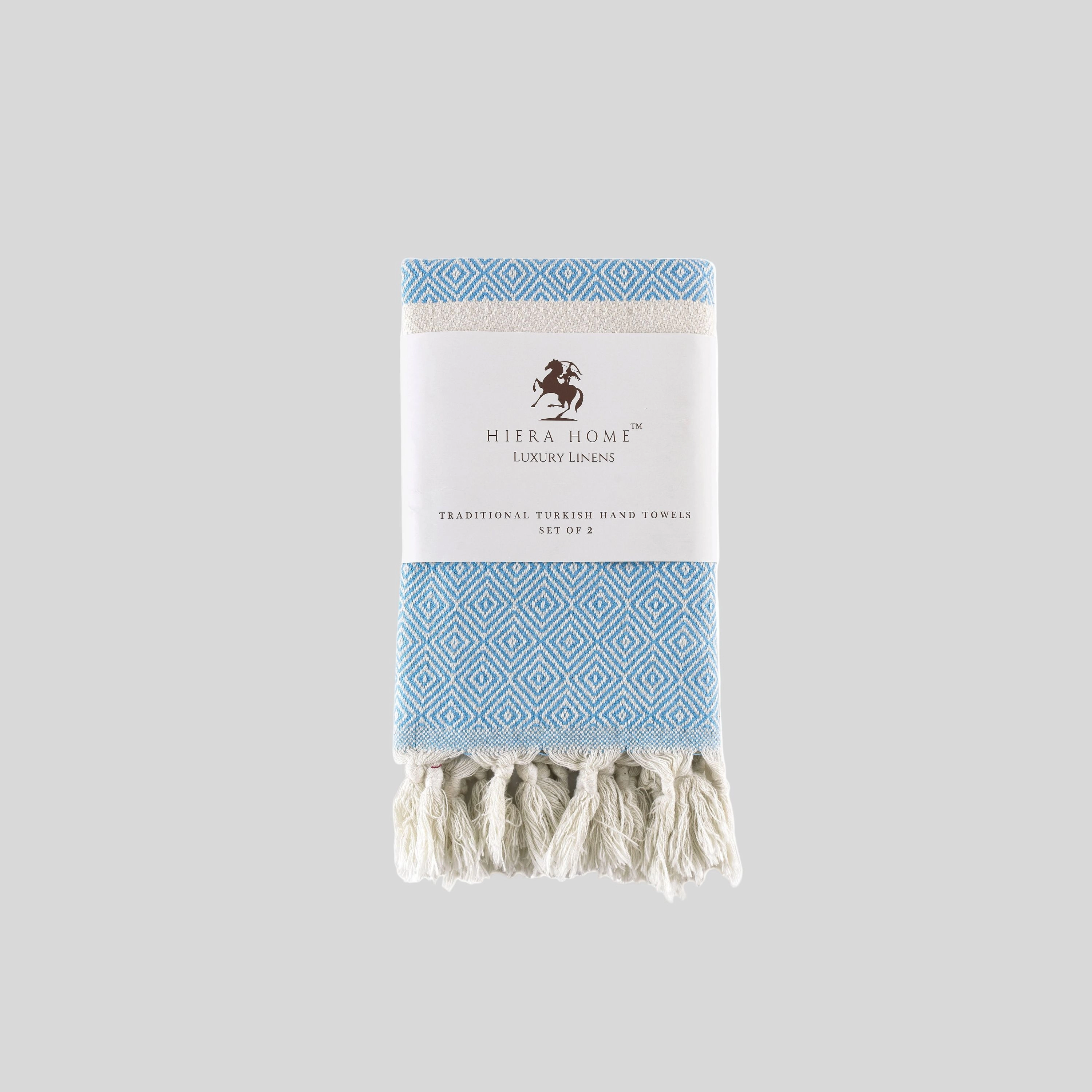 Wear Sierra Ultra Soft Turkish Cotton Hand Towels Set of 2