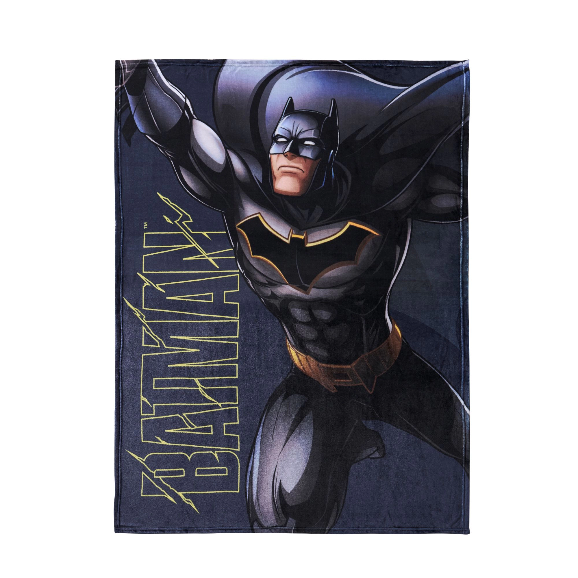 Sweet Home Collection Kids Batman Micro Raschel Throw Blanket 46"x60"