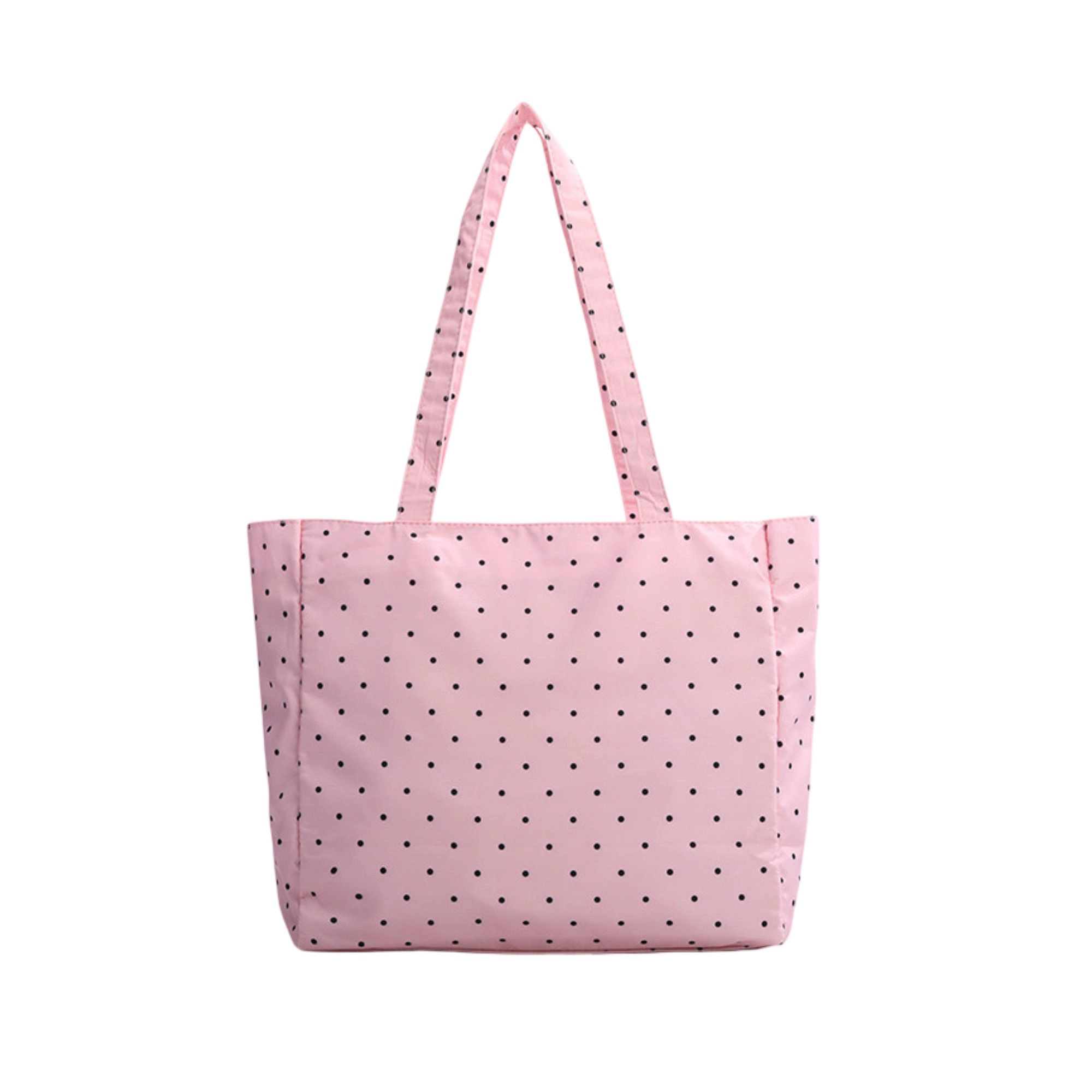 Alilang Women's Clear Polka Dot Tote Bag for Women, Large Transparent Shoulder Bag with Bow Detail