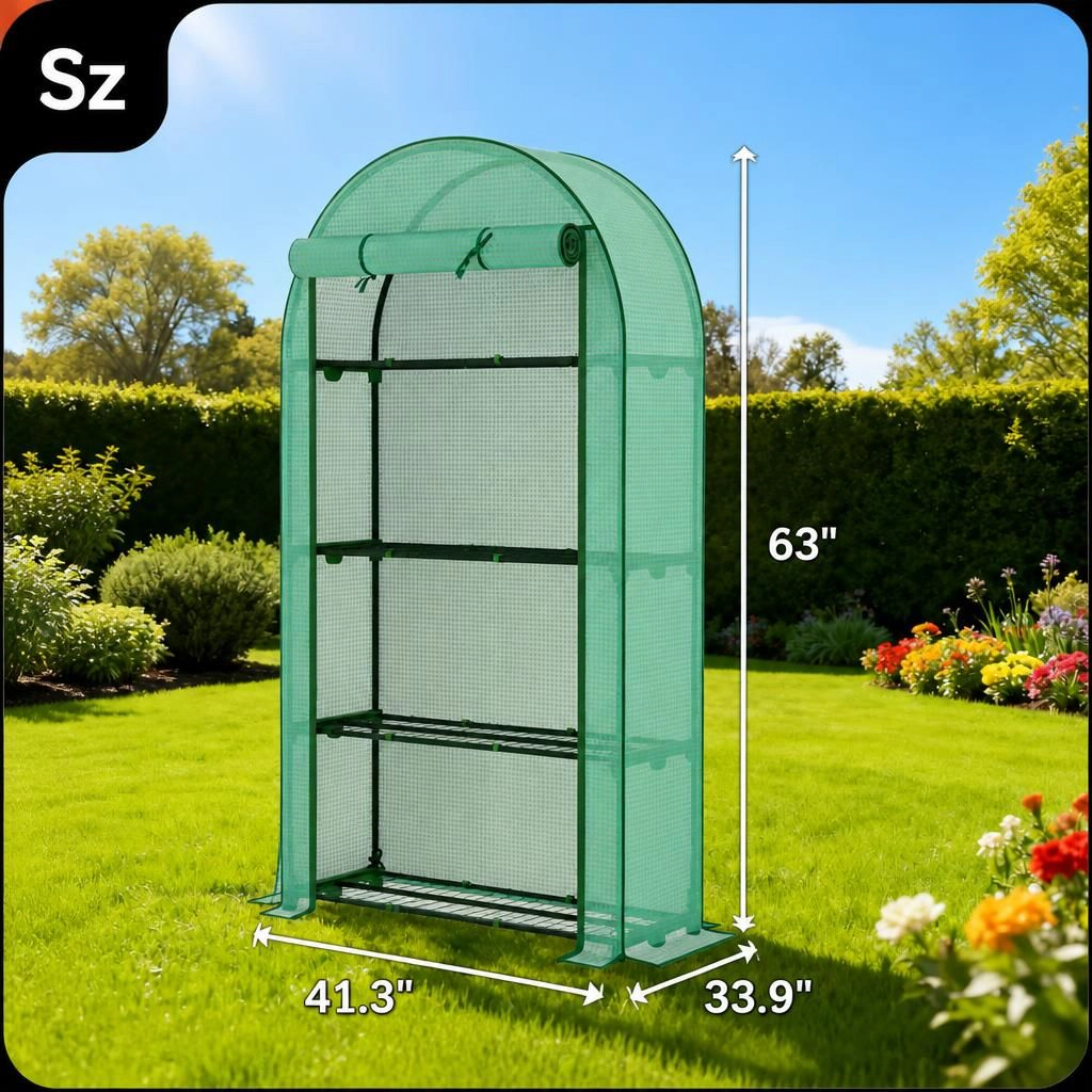 WOW PIONEER Portable Mini Walk-In Greenhouse