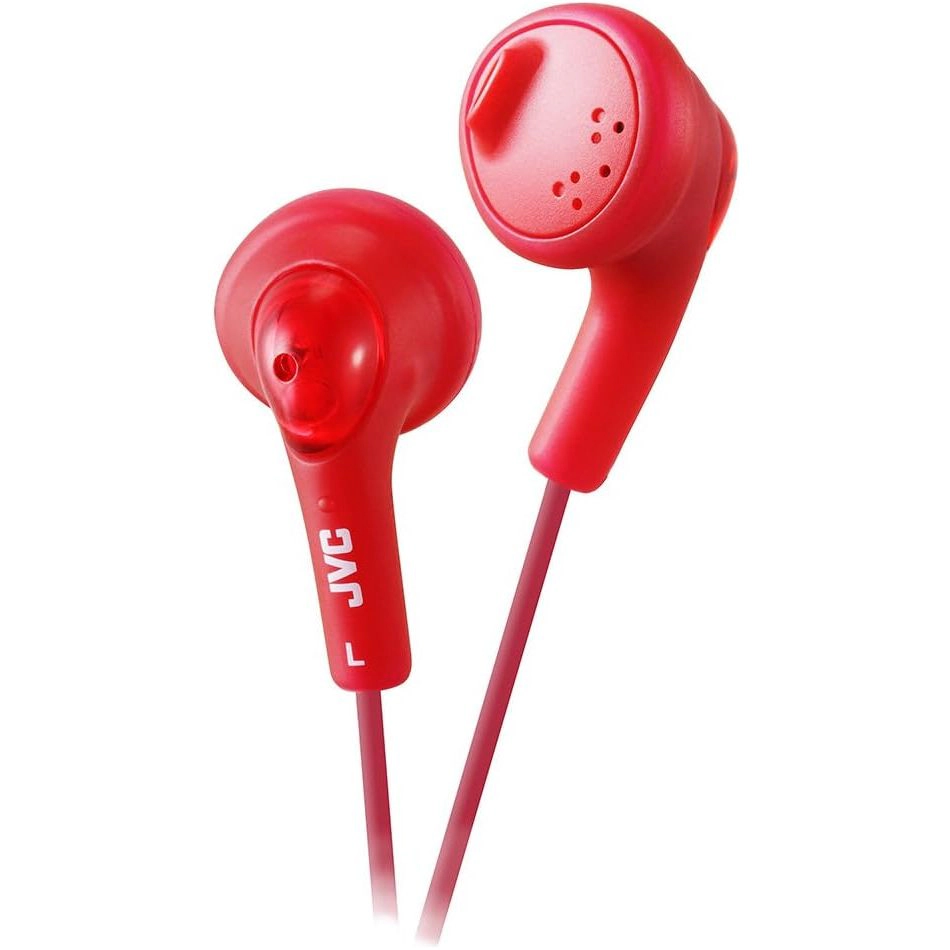 JVC HA-F160 Gumy Wired In-Ear Headphones, Red