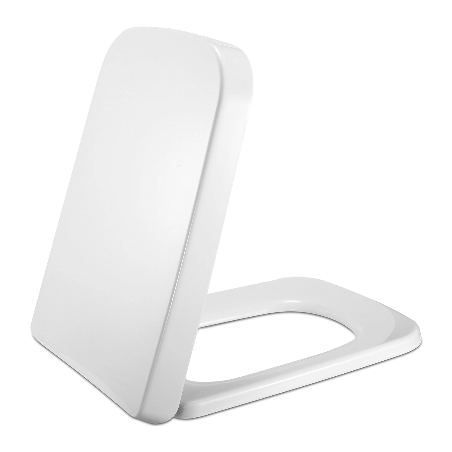 GBruno Quiet-Close Square Toilet Seat With Quick-Release