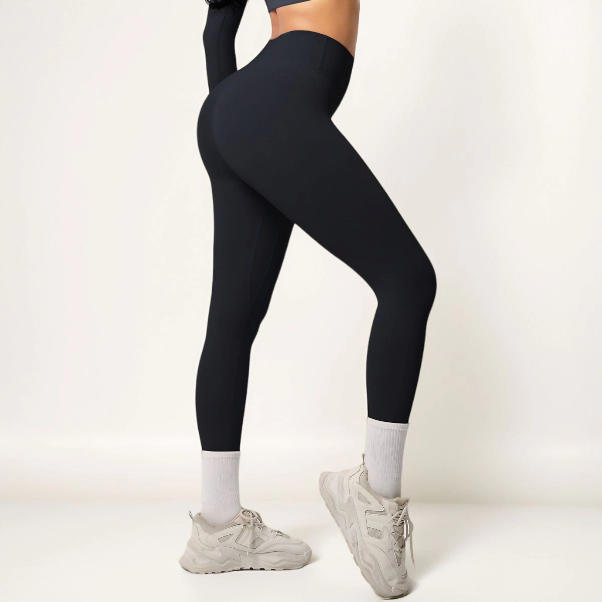 Anna-Kaci Active Women's High Waist Seamless Full-Length Leggings with Compression Fit Stretch Fabric