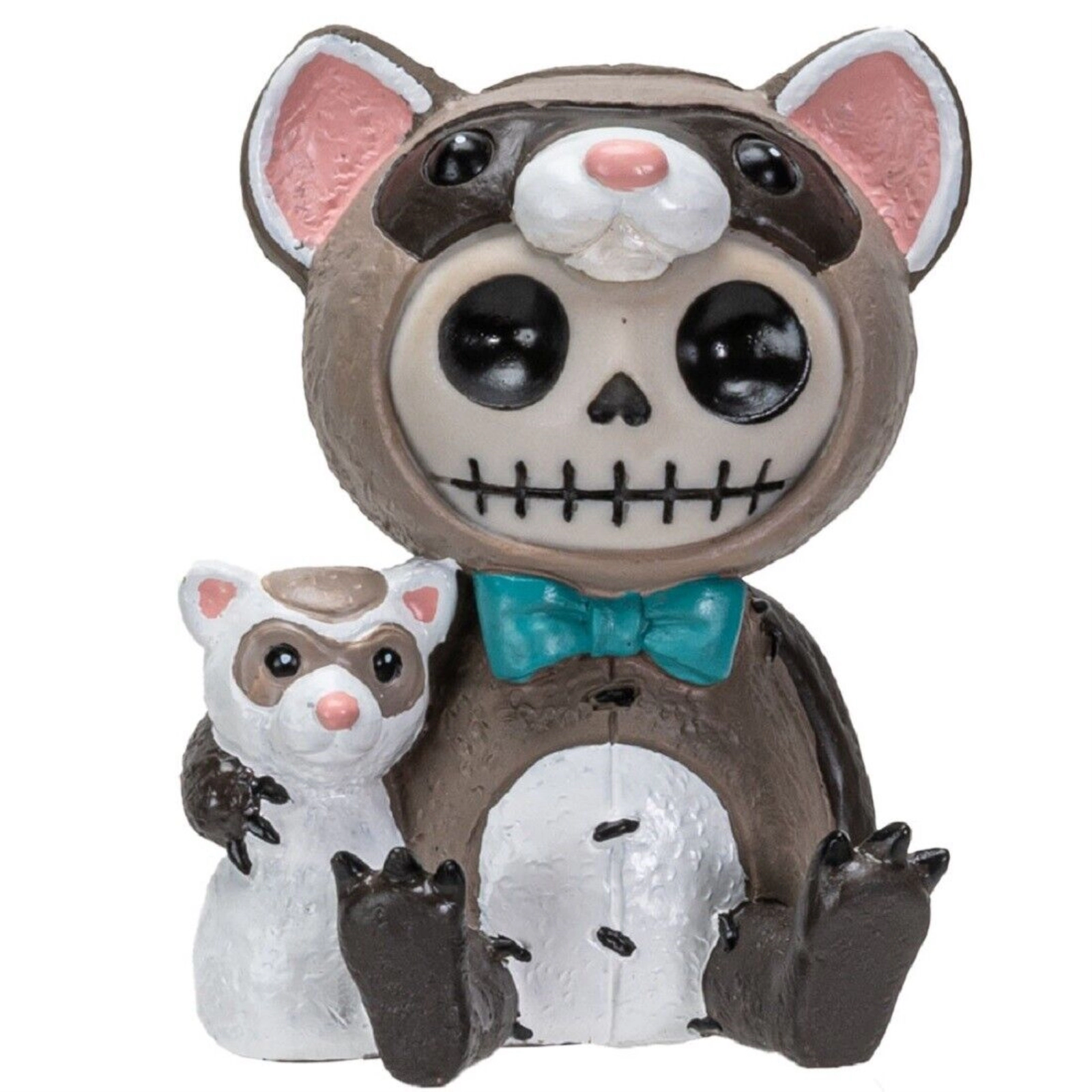 Pacific Giftware Furrybones Ferris Skeleton in Ferret Costume Figurine 3 inch