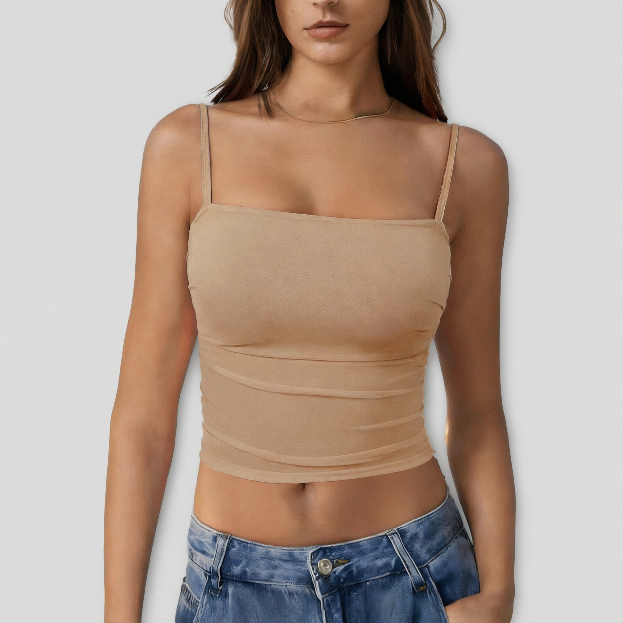 Avidlove Women's Sheer Mesh Crop Tank Top