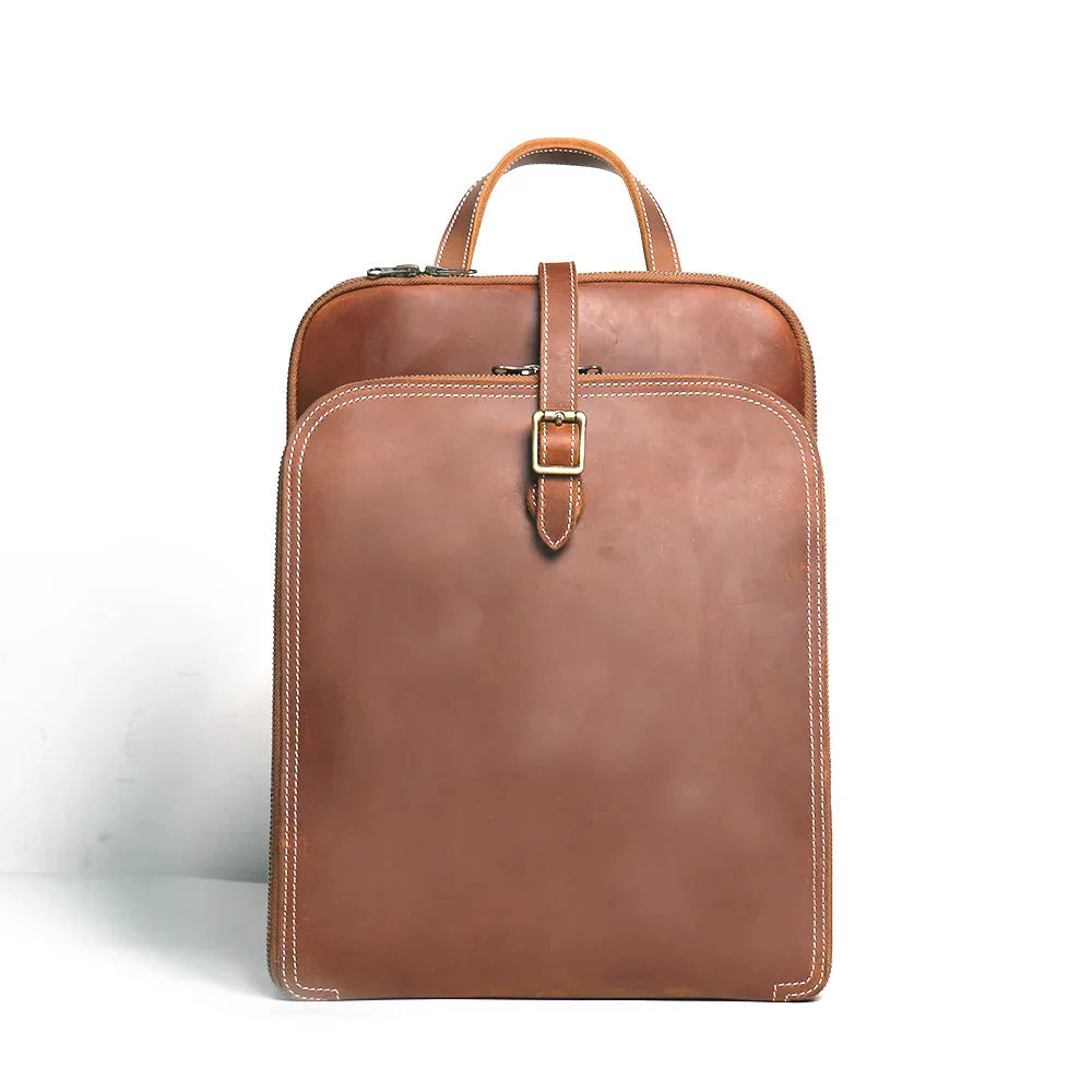 Steel Horse Leather Unisex Sachi Leather Backpack | Small Women's Leather Backpack