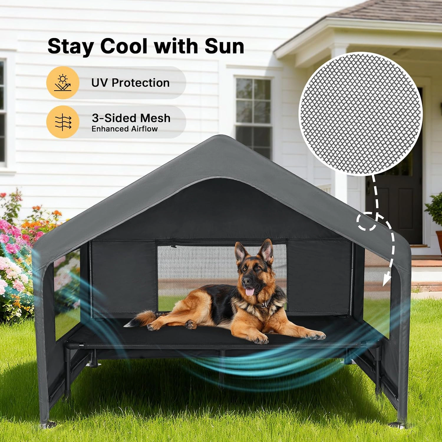 Veehoo Waterproof Outdoor Tent for Dogs