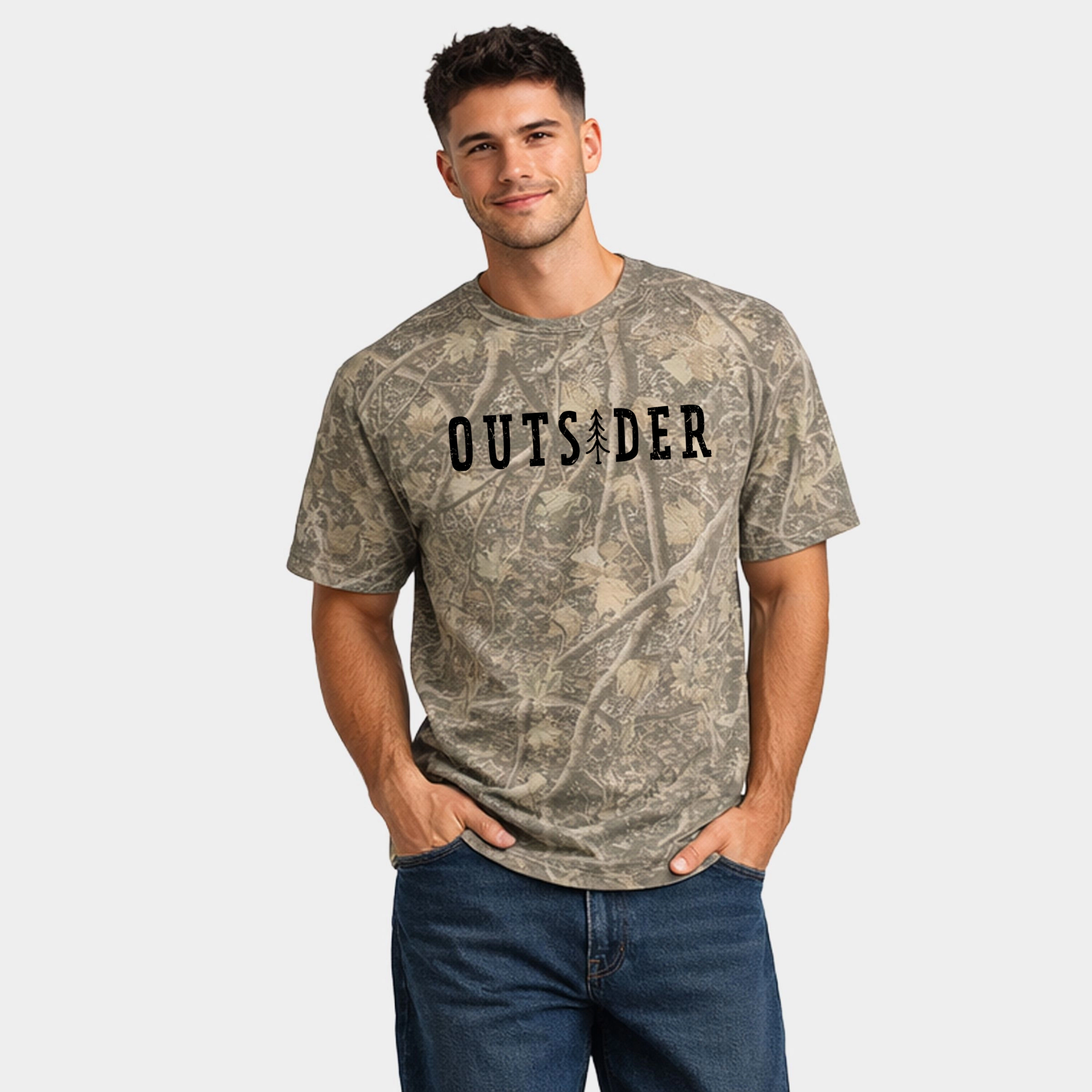 Simply Sage Market - Outsider Pine Tree Men's Heavyweight Crew