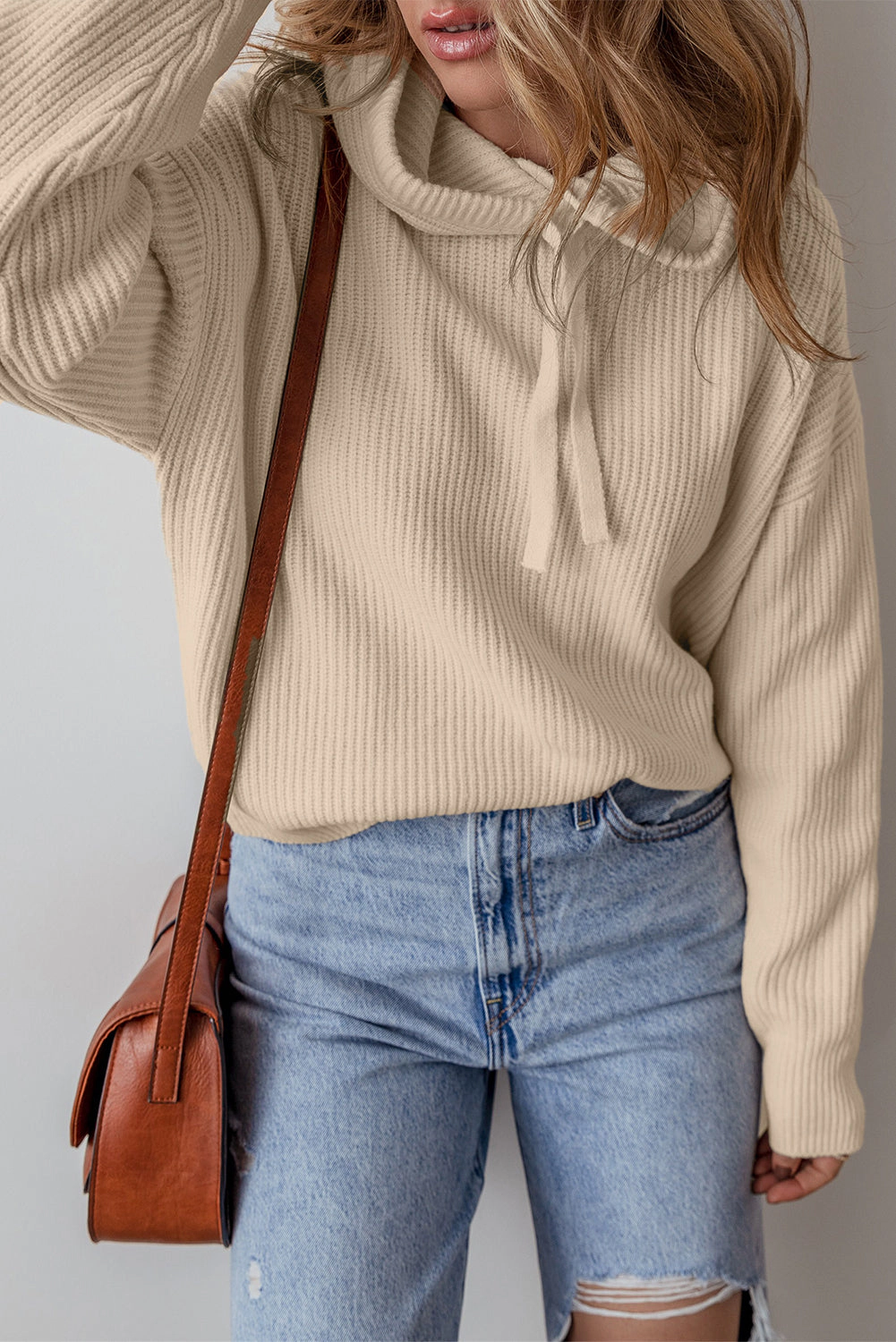 Threaded Pear Women's Hadlee Drop Shoulder Pullover Sweater