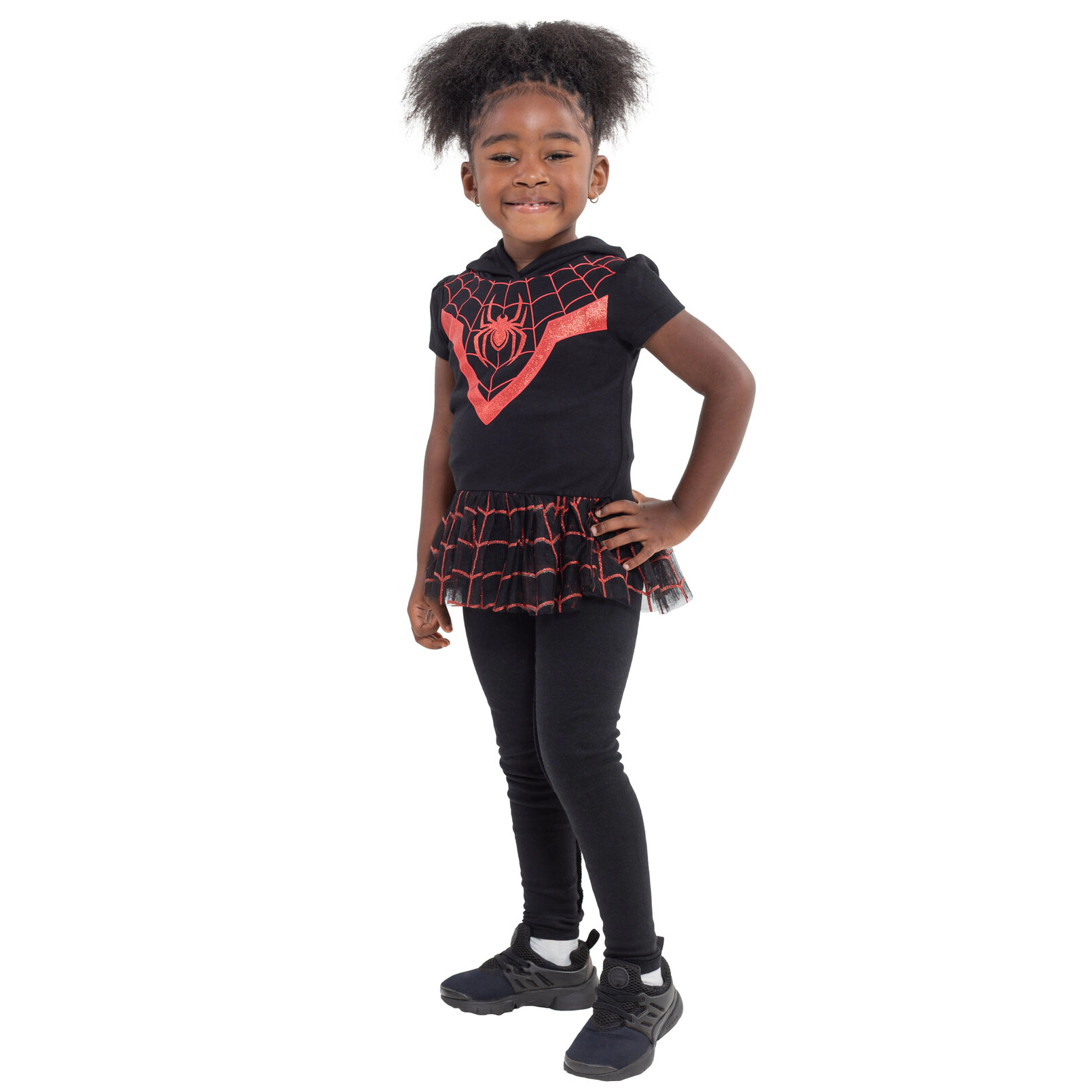 Marvel Girls' Cosplay Hooded Tee and Leggings Set