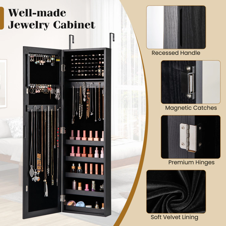 Hivvago Door Mounted Jewelry Armoire