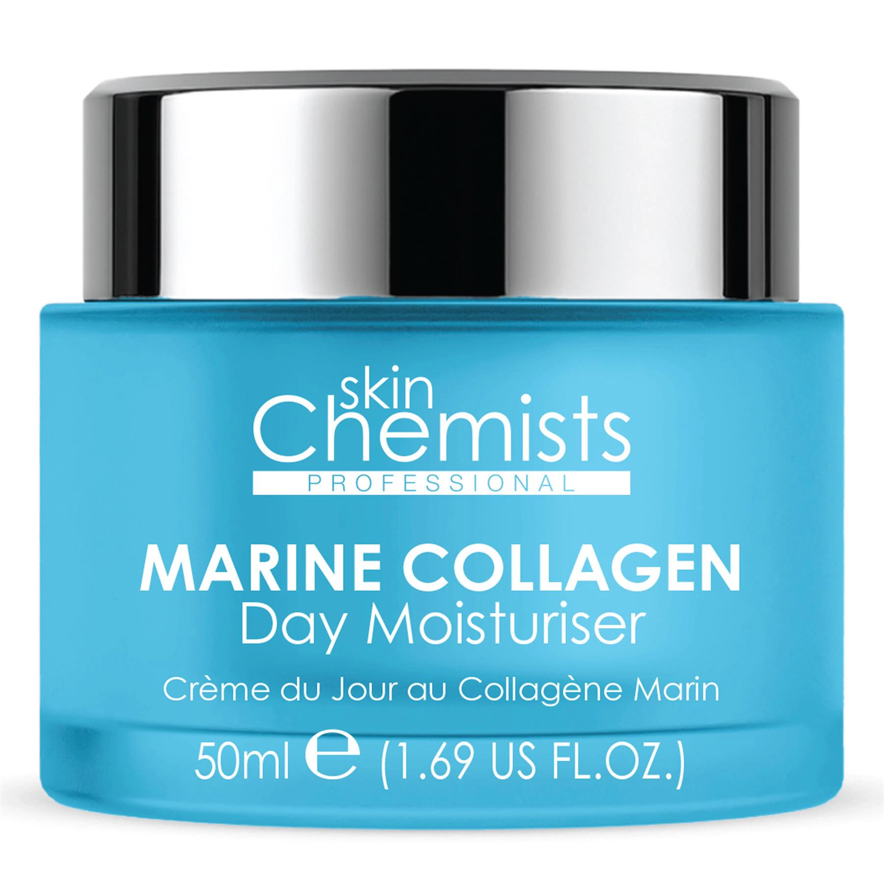 skinChemists Marine Collagen Anti-Aging Advanced Day Moisturizer 50ml for Loss of Firmness, Fine Lines, Wrinkles
