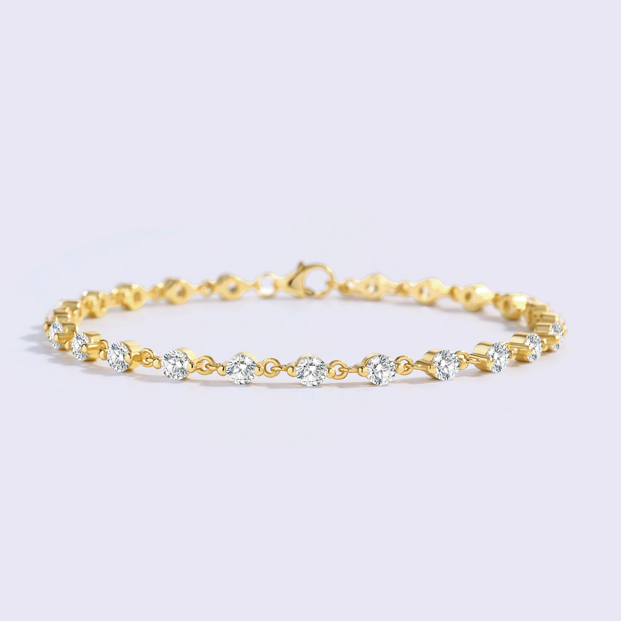 Mint & Lily Women's Wrapped Diamonds Bracelet