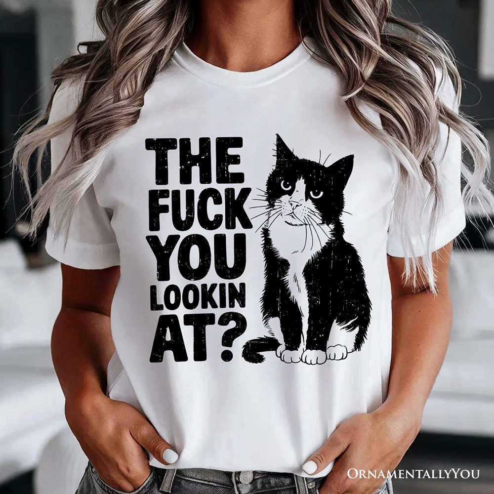 OrnamentallyYou Womens What Are You Looking At T-Shirt