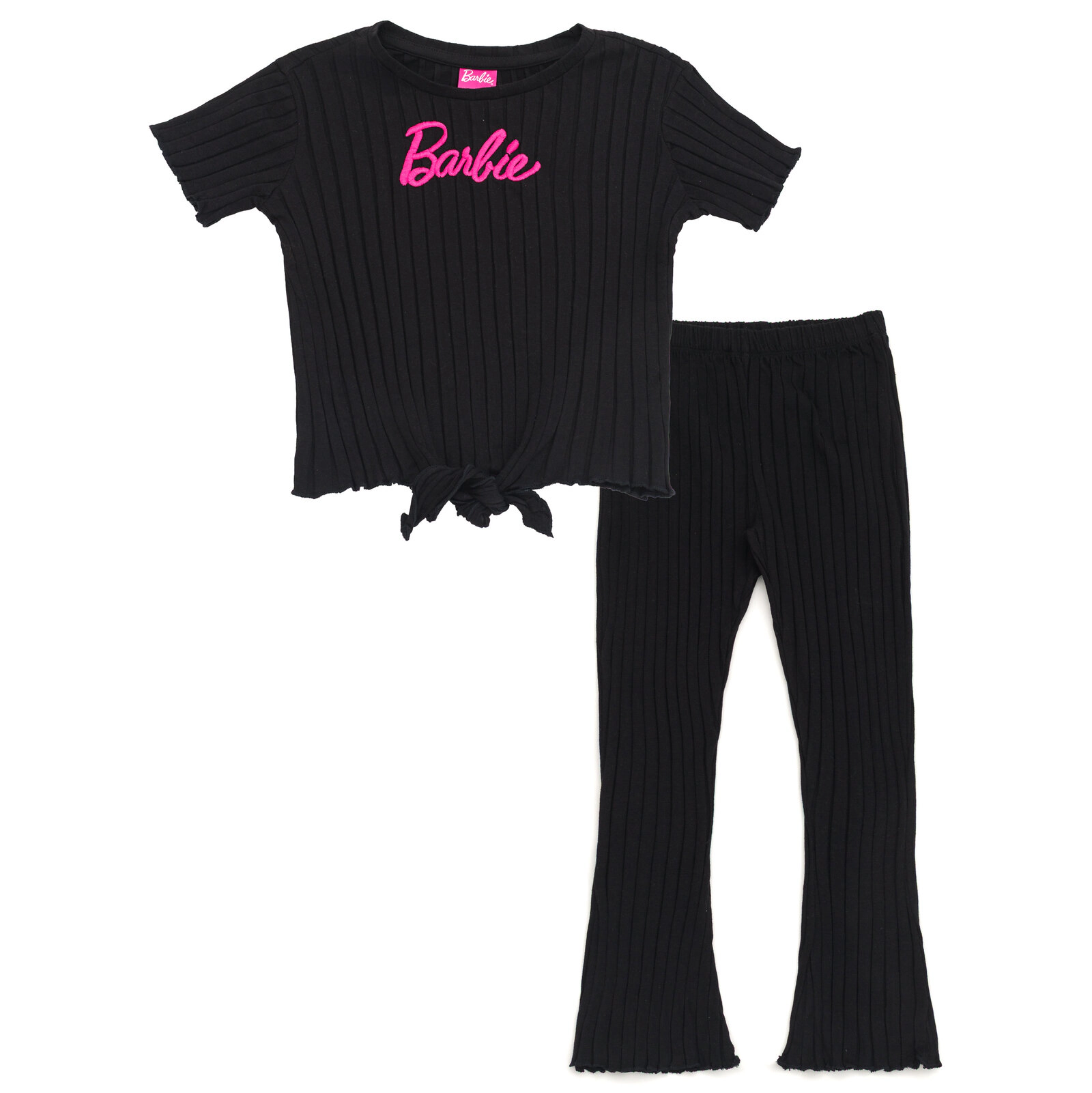 Barbie Girls' 2-Piece Tee and Flare Leggings Set