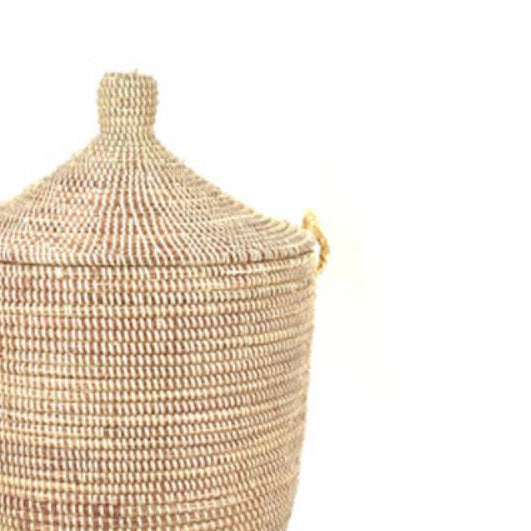 Mbare Dou Lid Storage Basket Monochrome