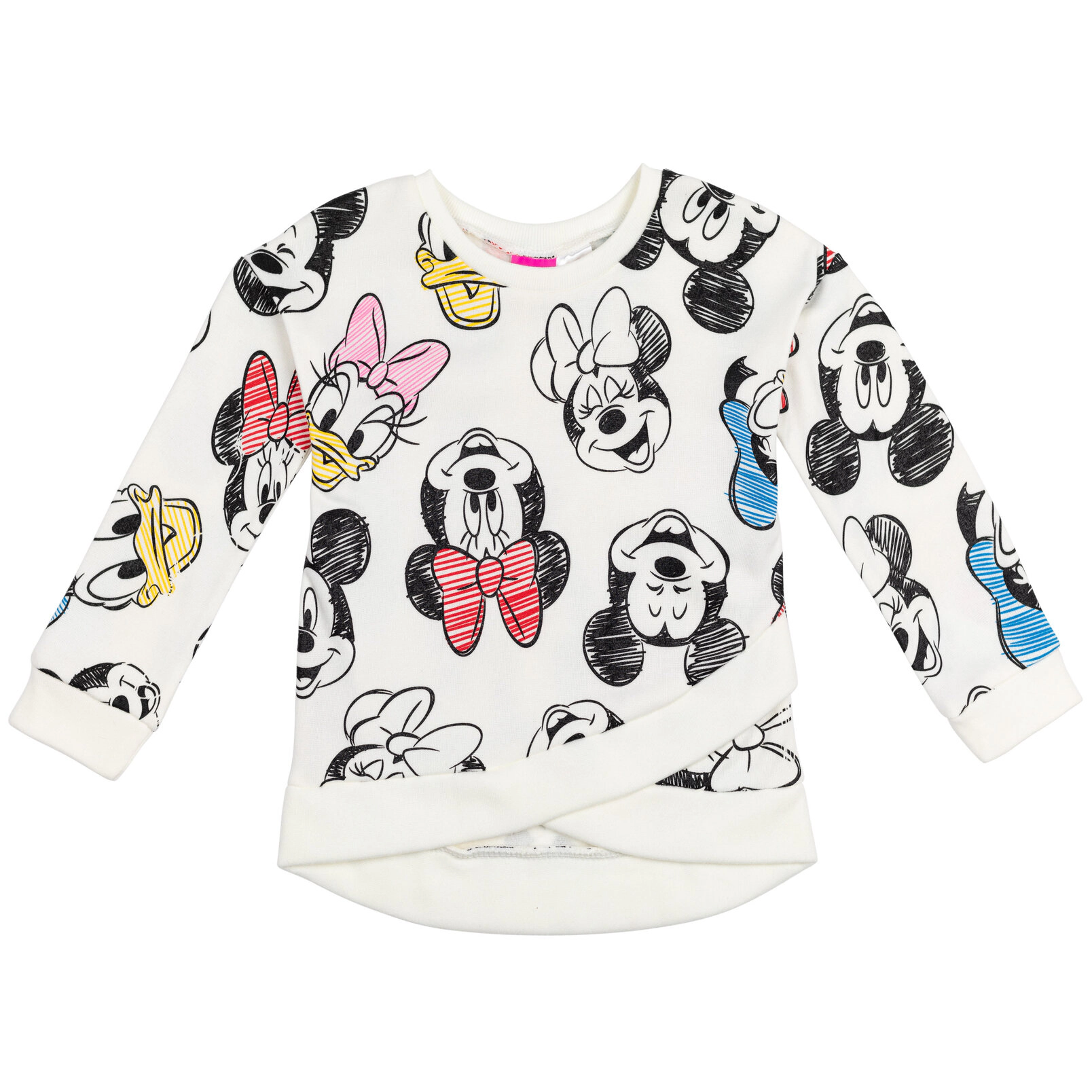 Disney Minnie Mouse Girls' Fleece Sweatshirt and Tulle Leggings Set