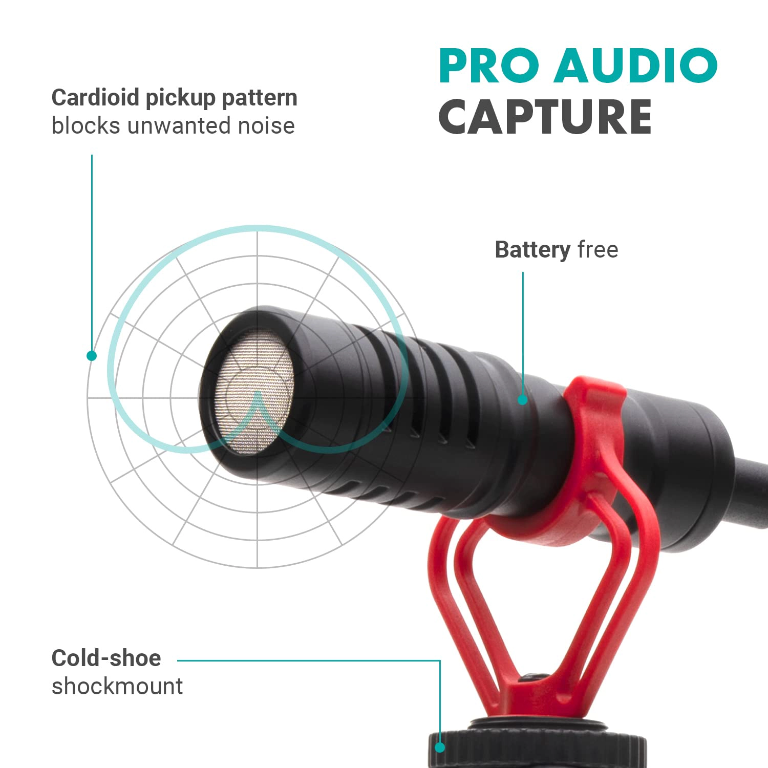 Movo Tablet Vlogging Kit for iPad with Mic Light Tabletop Tripod