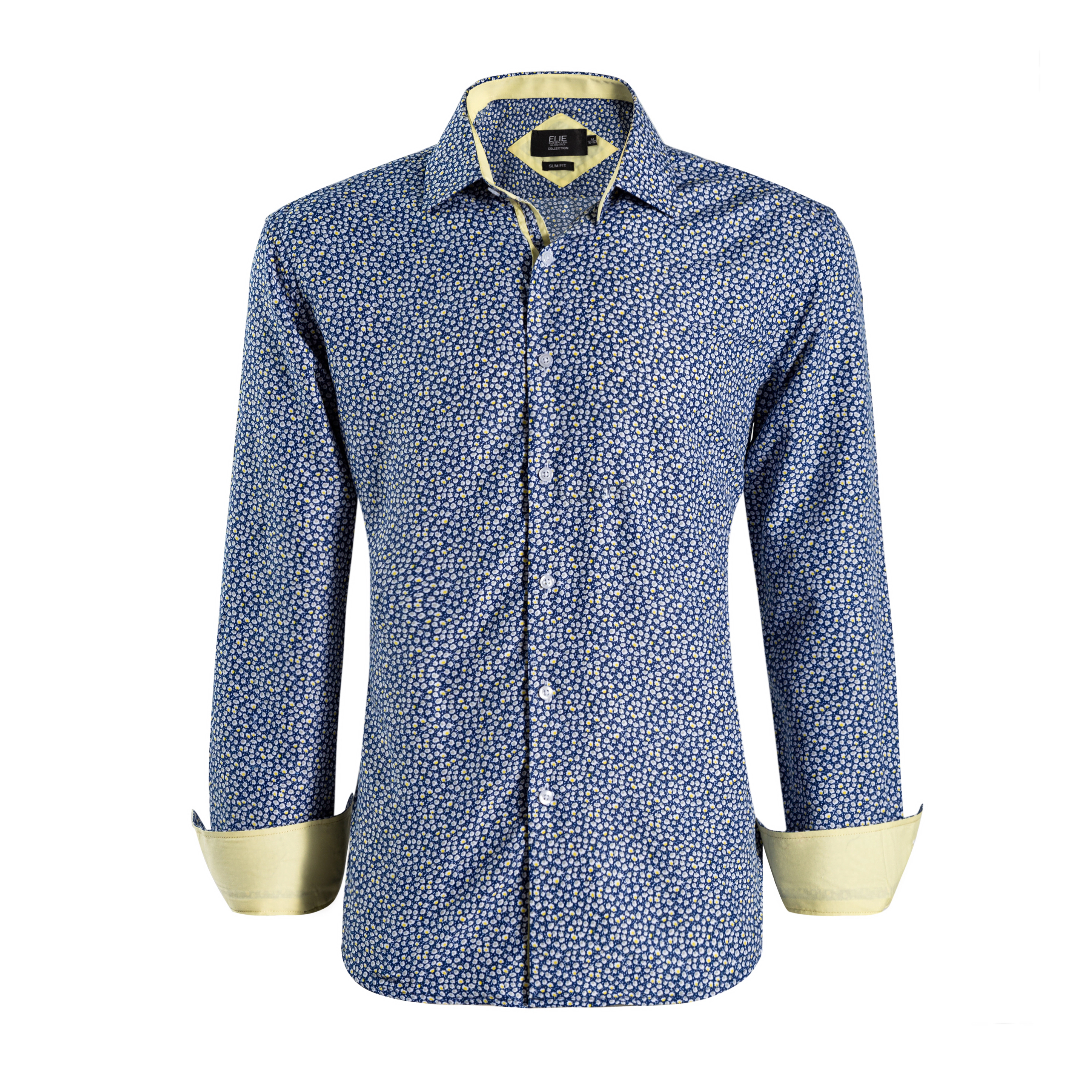 Elie Balleh Boys Slim Fit Floral Shirt