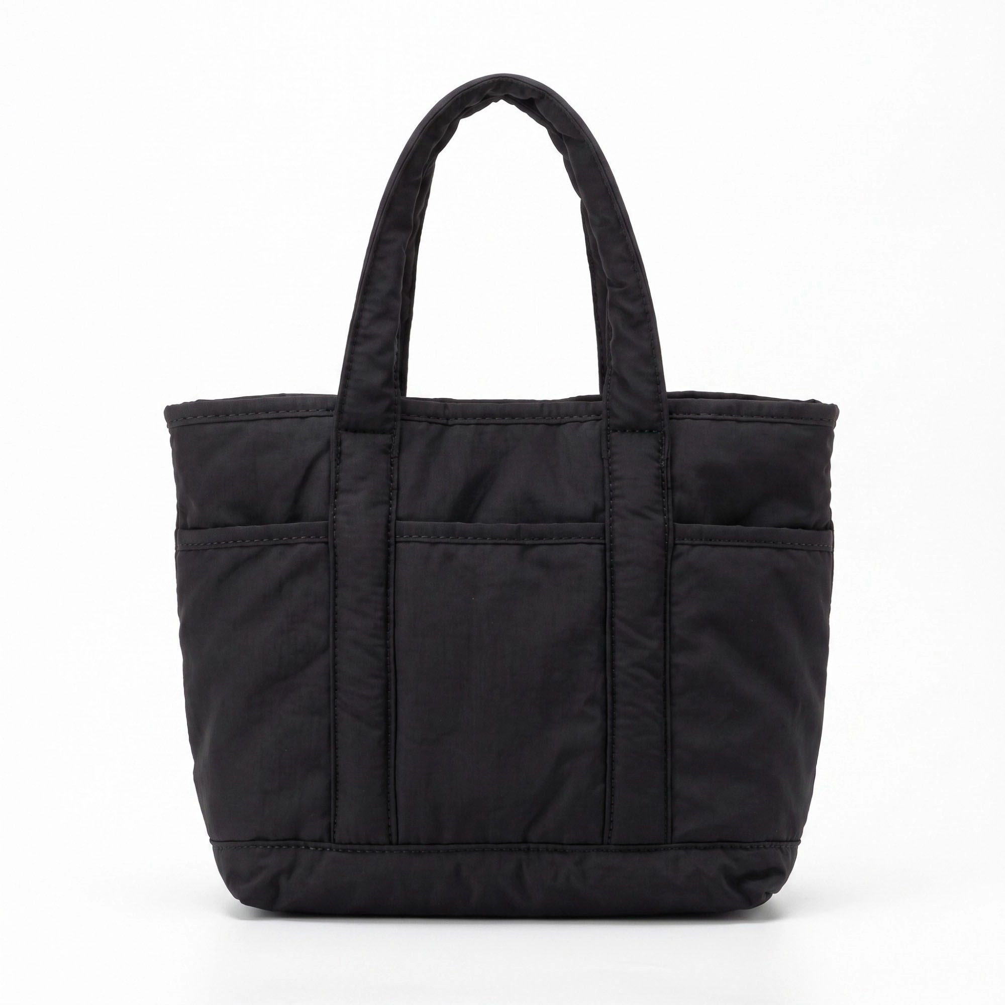 Alilang Women's Lightweight Utility Tote Bag with Long Shoulder Straps and Exterior Pockets 9x7.5x4.5in