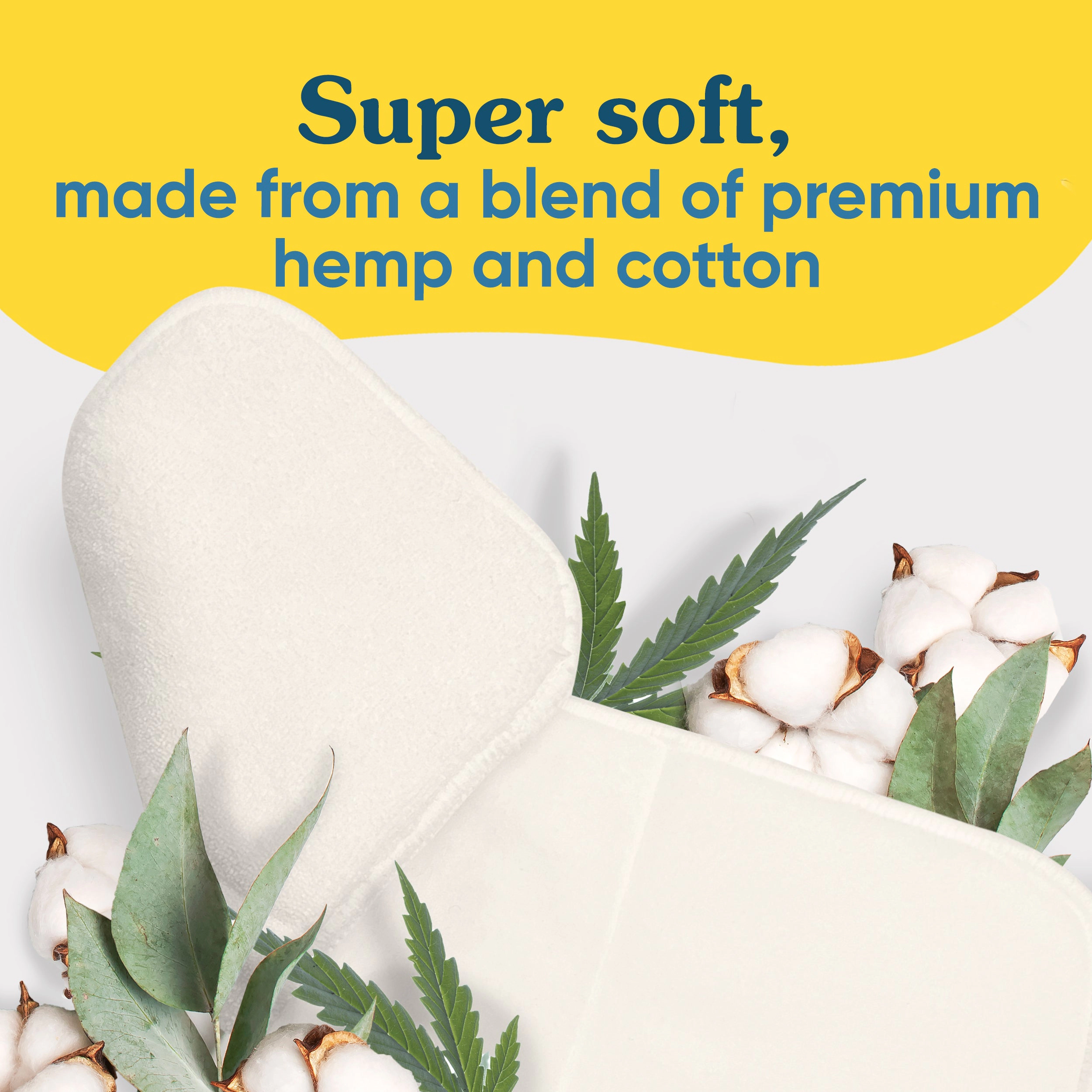 Charlie Banana One-Size Reusable Hemp Diaper Inserts - 3 Pack