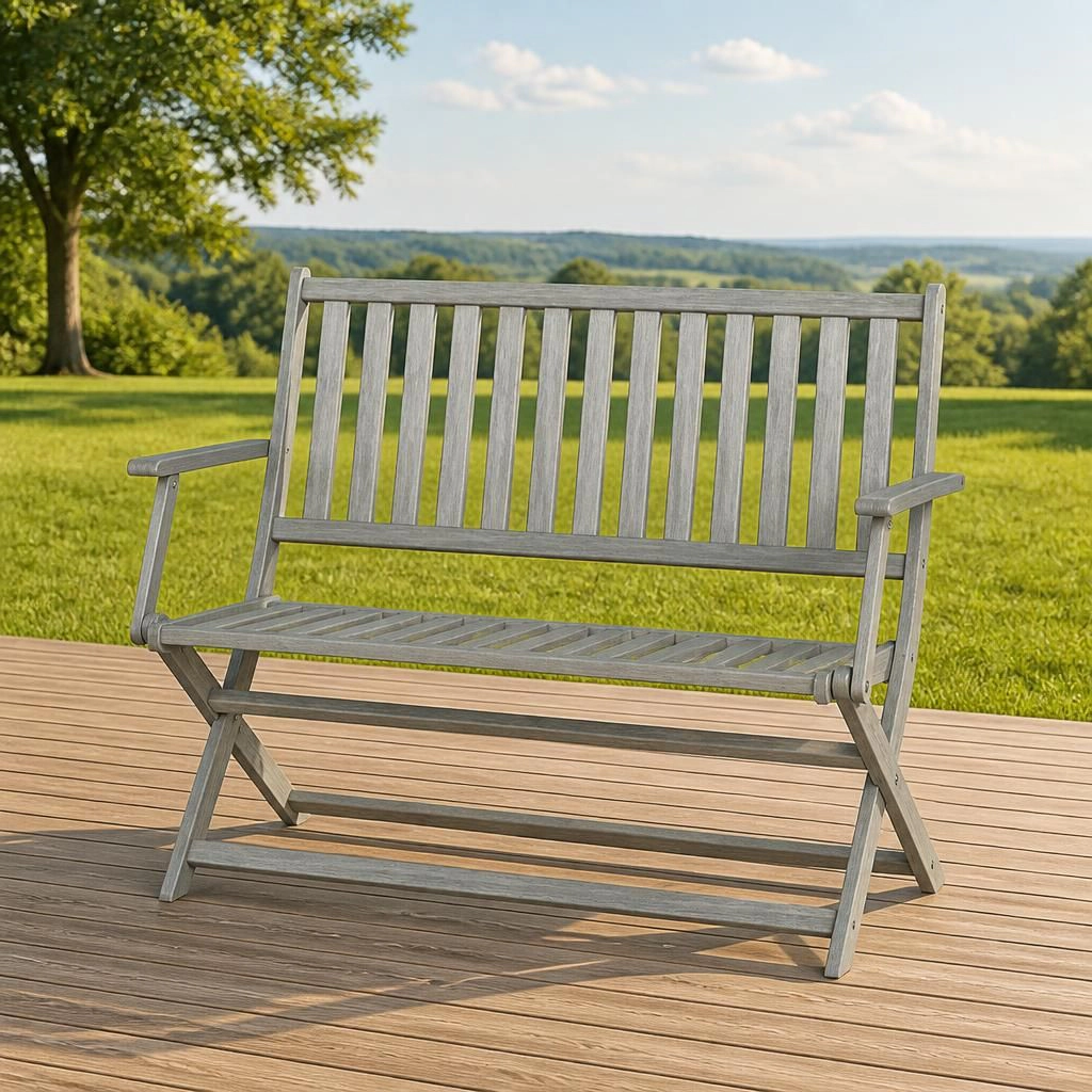 WOW PIONEER Solid Acacia Wood Patio Chair